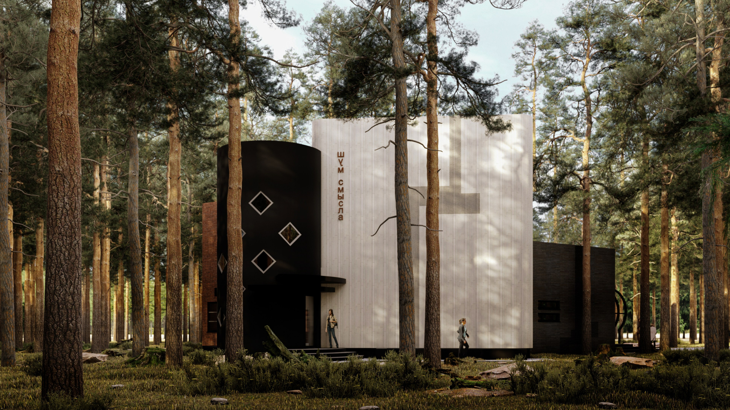 Музей современной скульптуры " Шум смысла ". Архитектурное проектирование