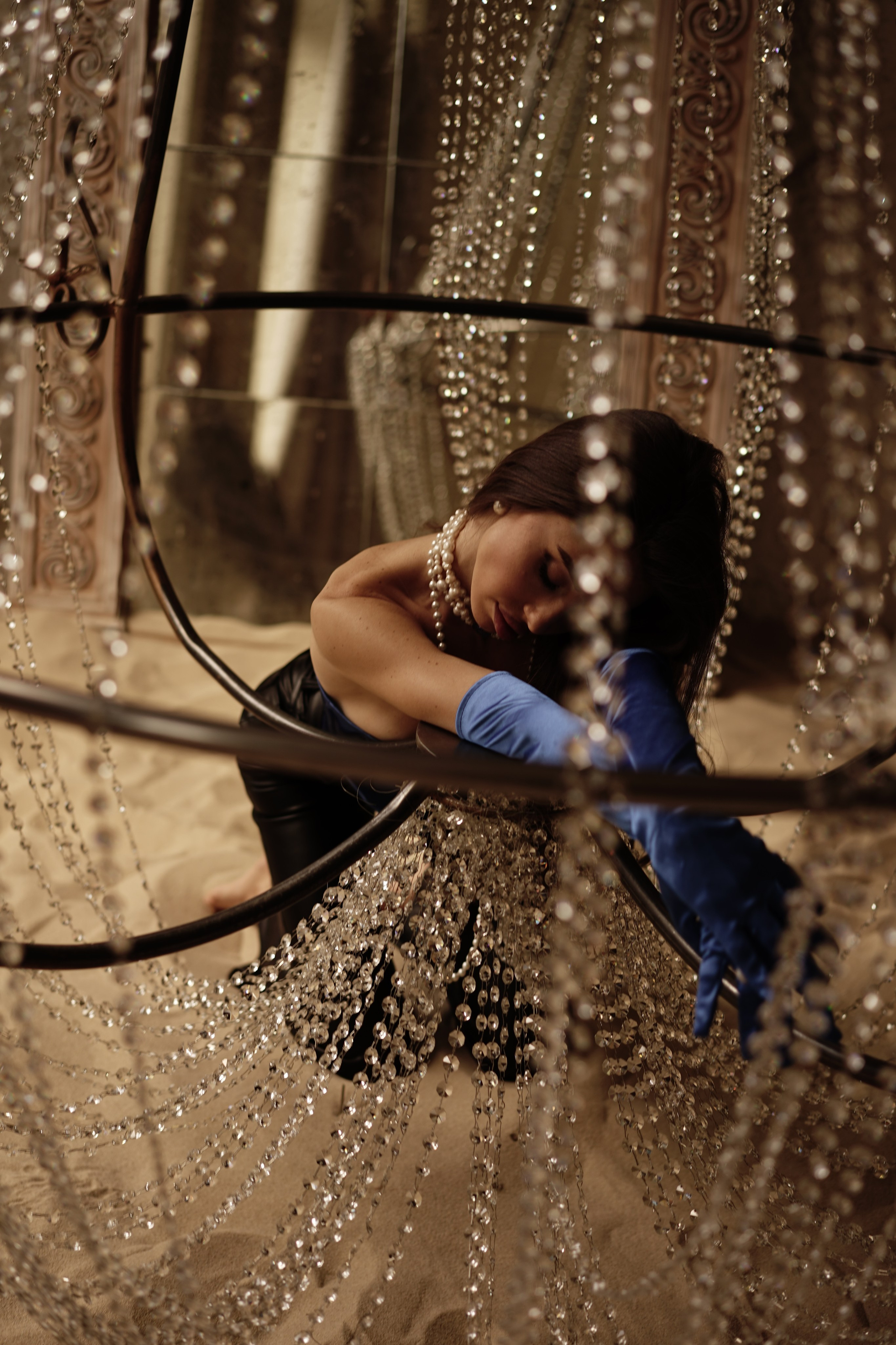 Будуарная фотосессия в студии г. Москва. Фотограф Екатеринбург Кокшарова Александра