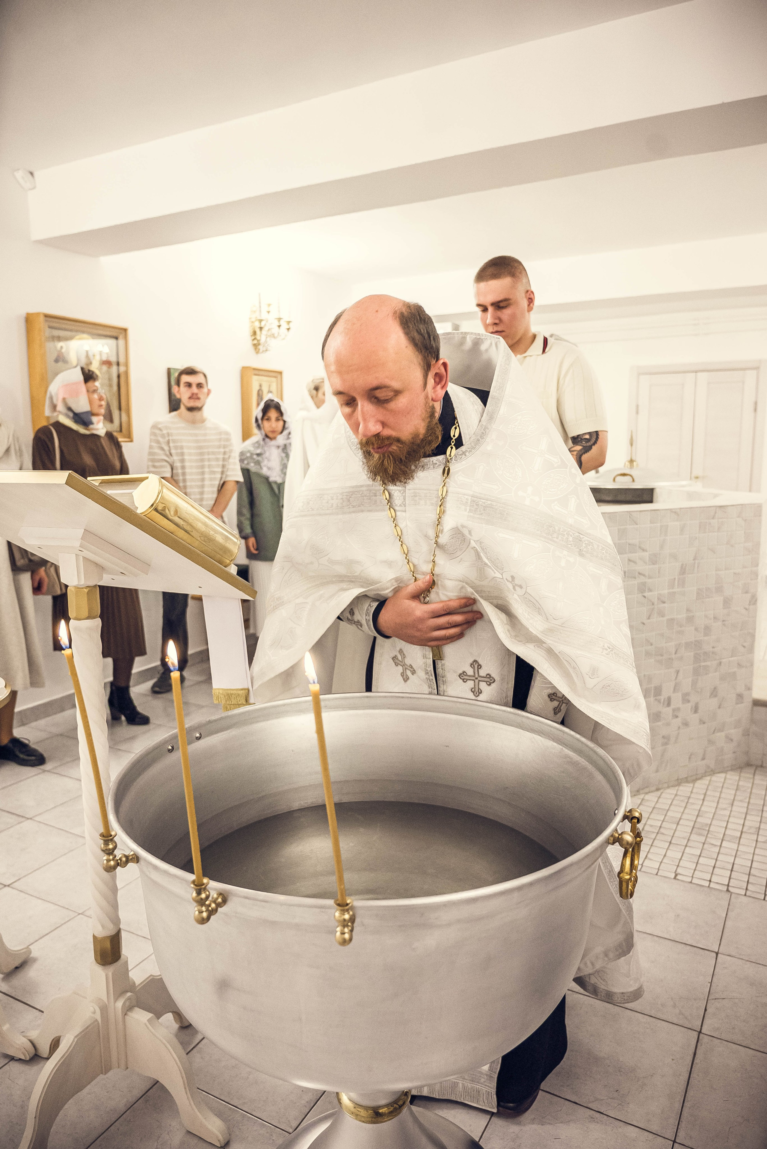 Крещение Мирона. Семейный и детский фотограф Москва