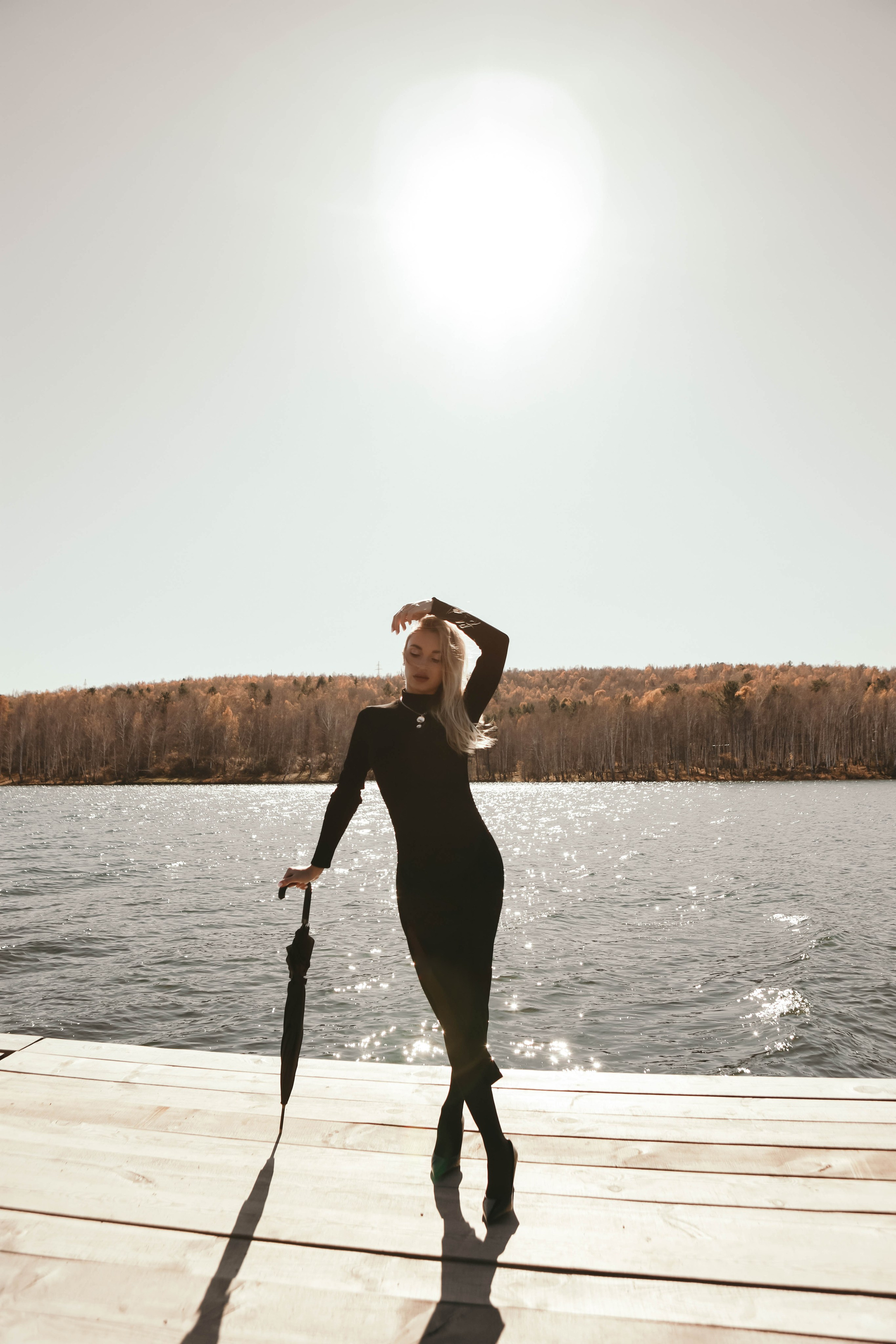 Кристина с зонтом. Фотограф в Иркутске