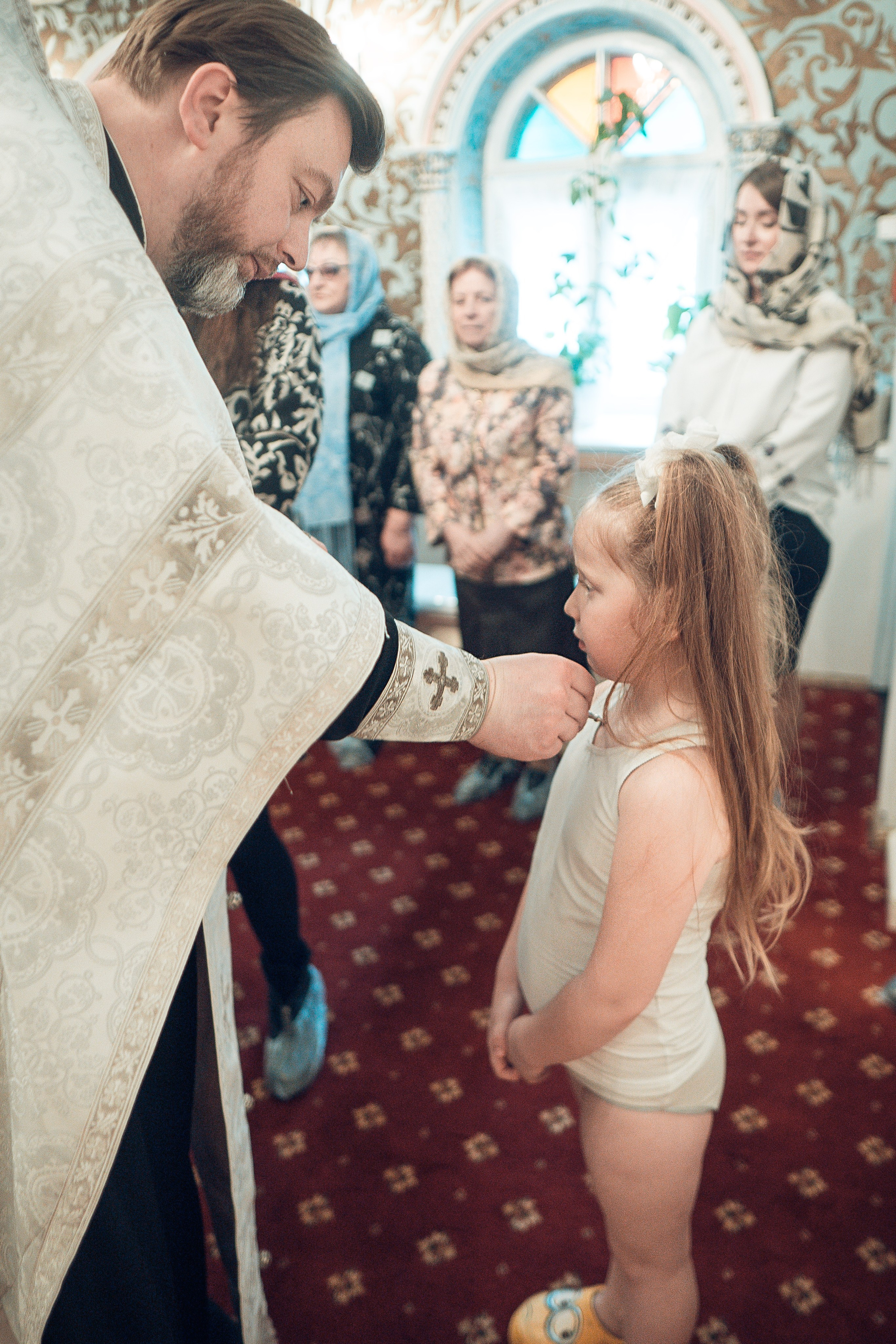 Таинство Крещения Артема, Ангелины и Адрианы