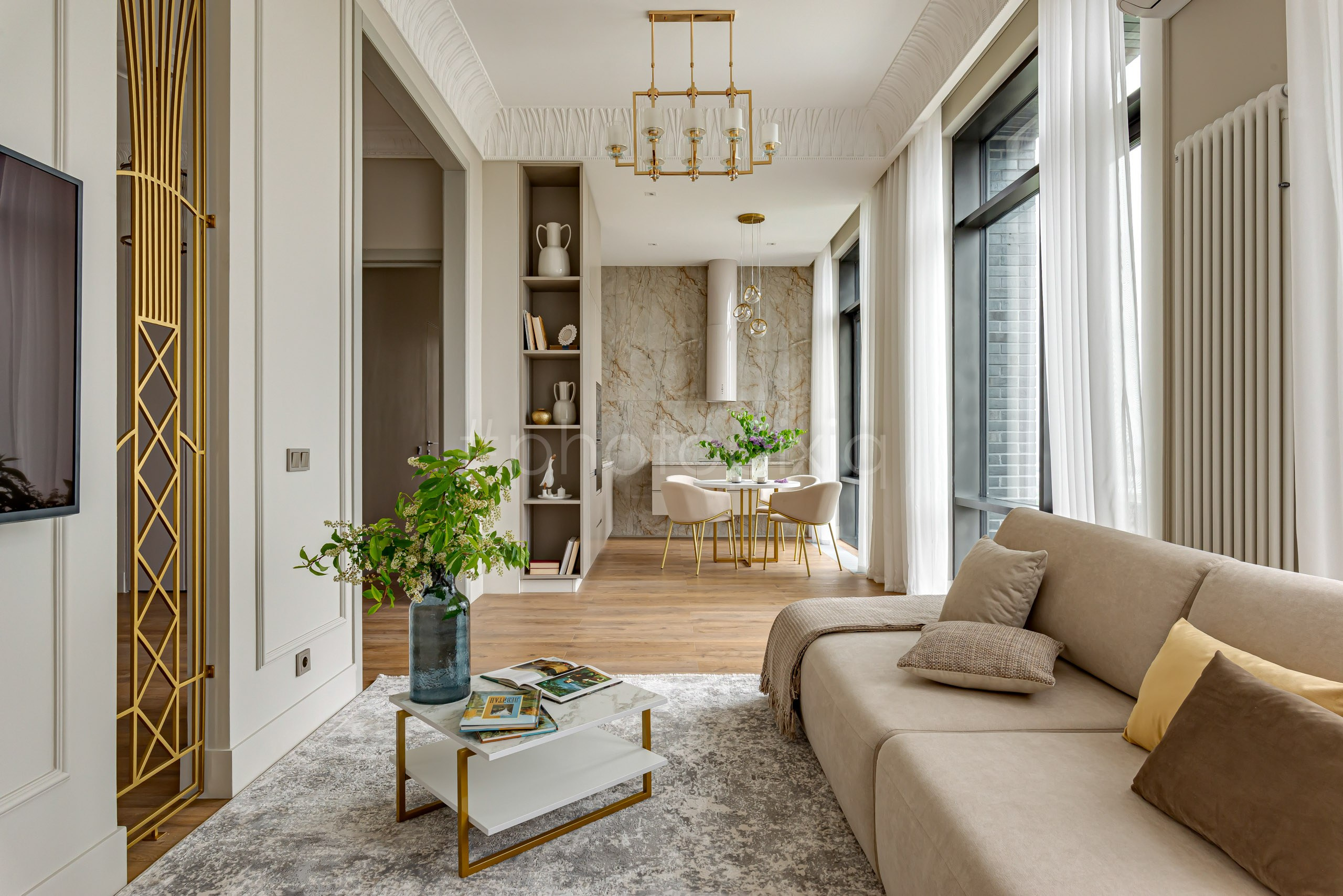 Интерьерная съёмка квартиры в Фили Сити. Интерьерная съёмка и виртуальные туры — Интерьерный фотограф Кузнецов Сергей (photopixiq)