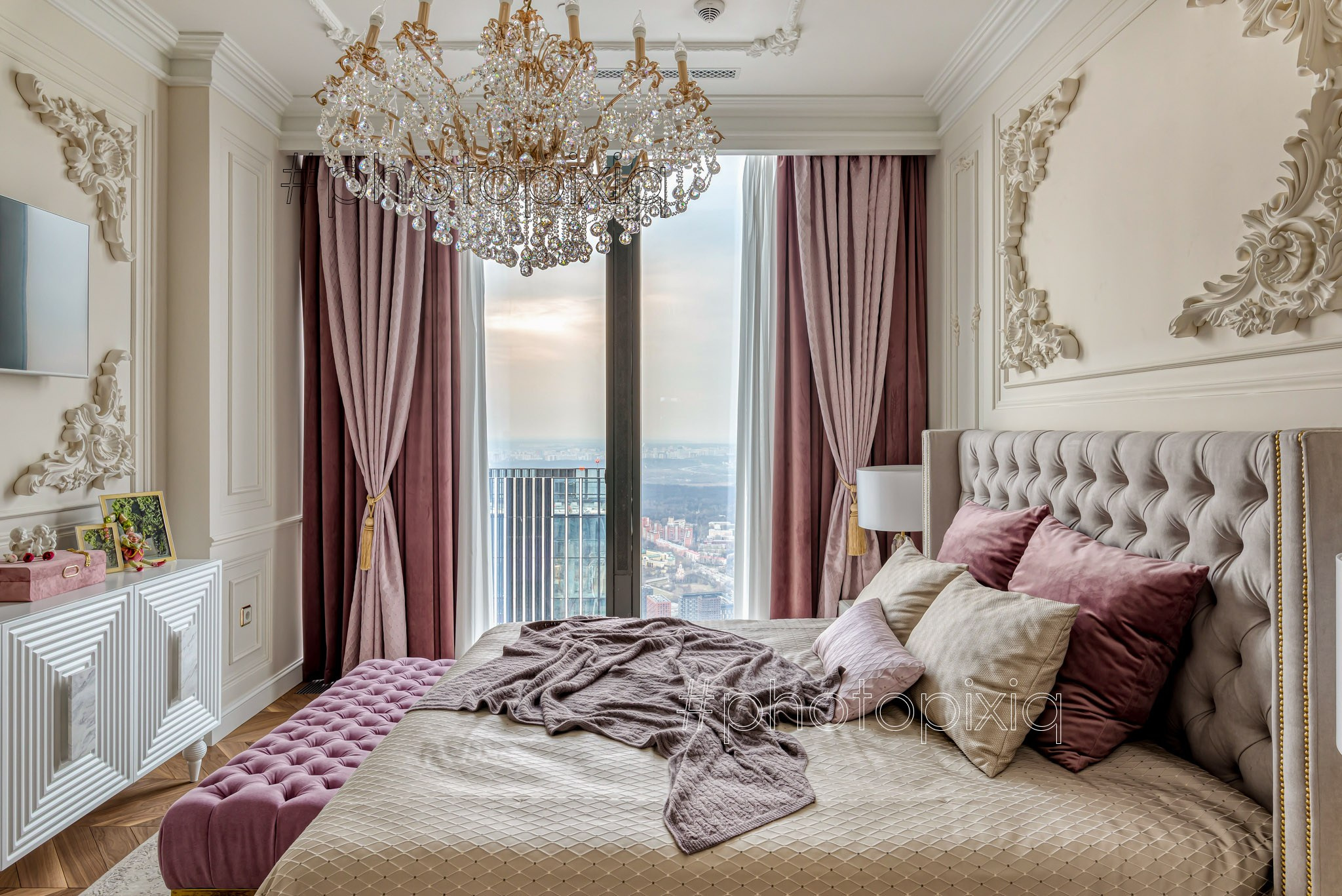 Интерьерная съёмка апартаментов в Neva Towers. Интерьерная съёмка и виртуальные туры — Интерьерный фотограф Кузнецов Сергей (photopixiq)