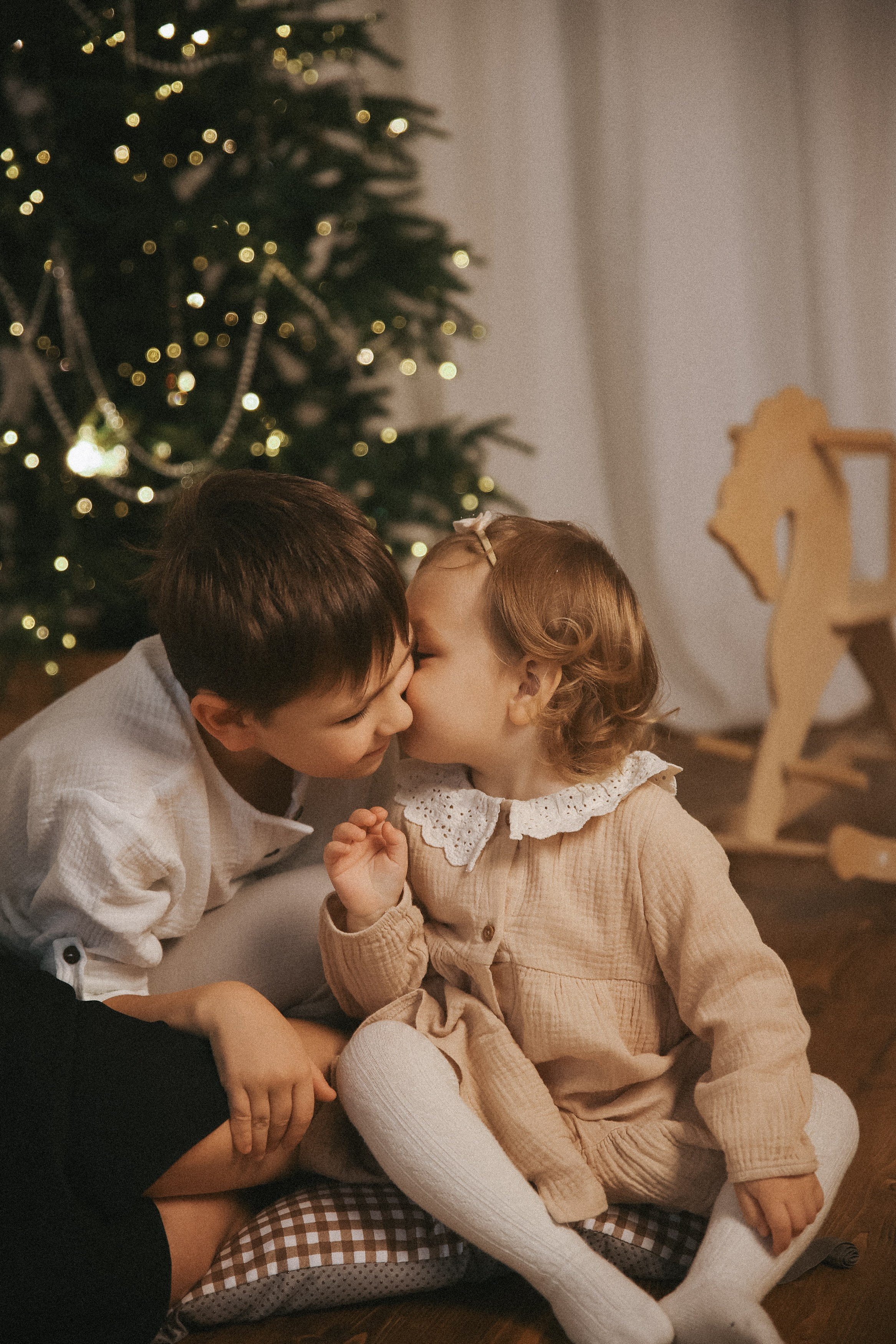 Новогодняя фотосессия во Владимире съемка на новый год фотосессия в студии. Фотограф Владимир Москва