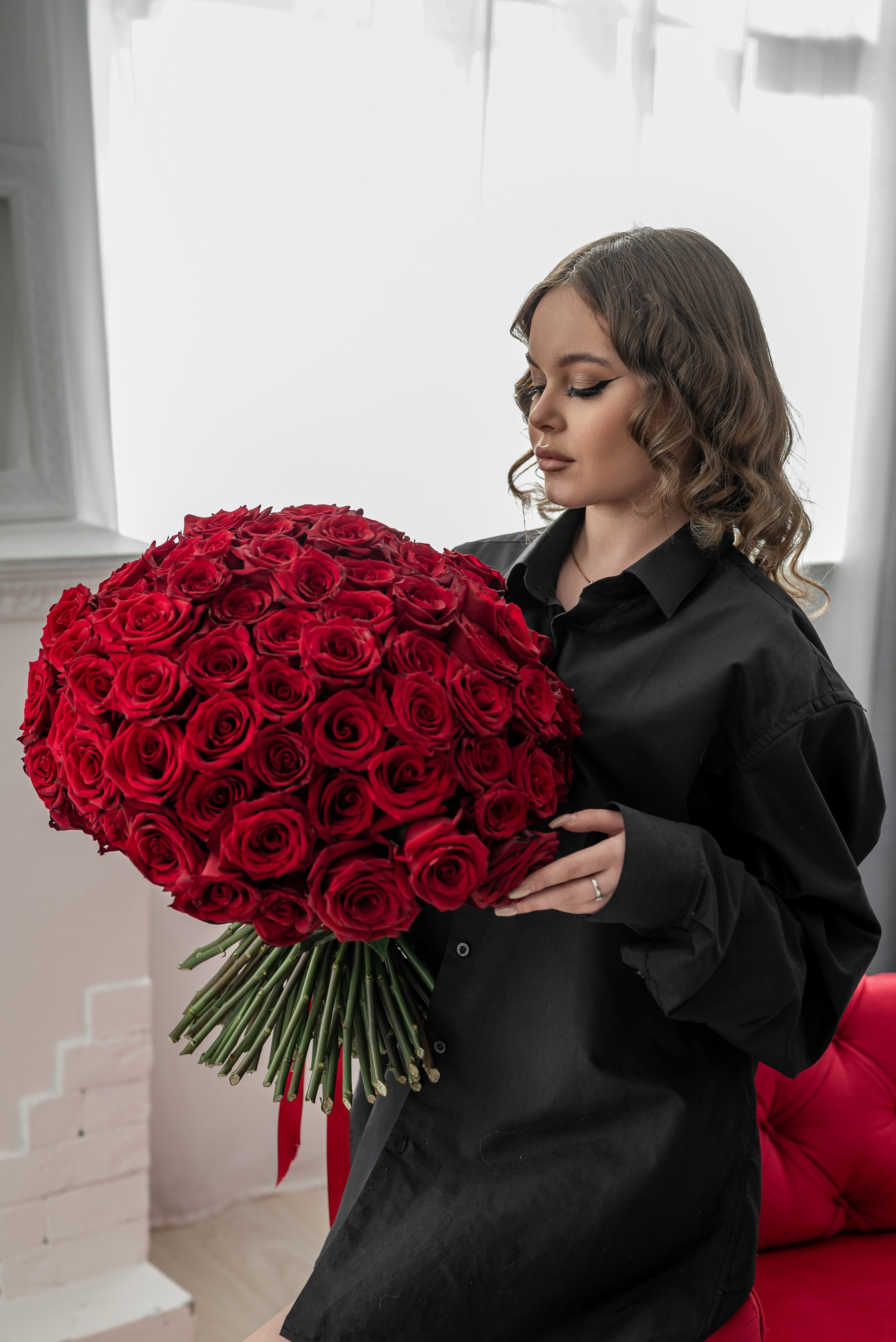 Фотопроект *101 красная роза* 2025 г. Фотограф в городе Салават