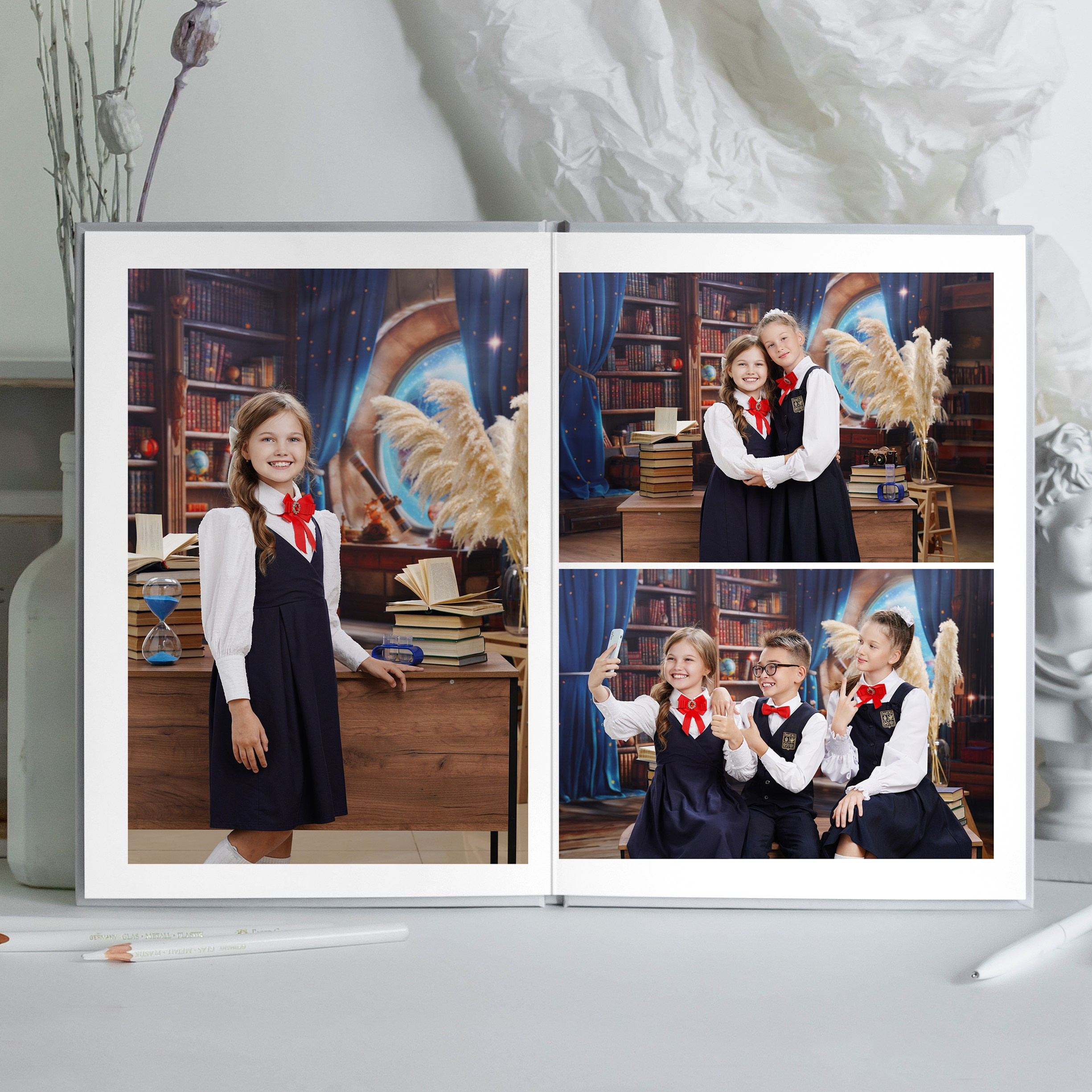 Учебный класс-3400 рублей. Выпускные альбомы в Набережных Челнах