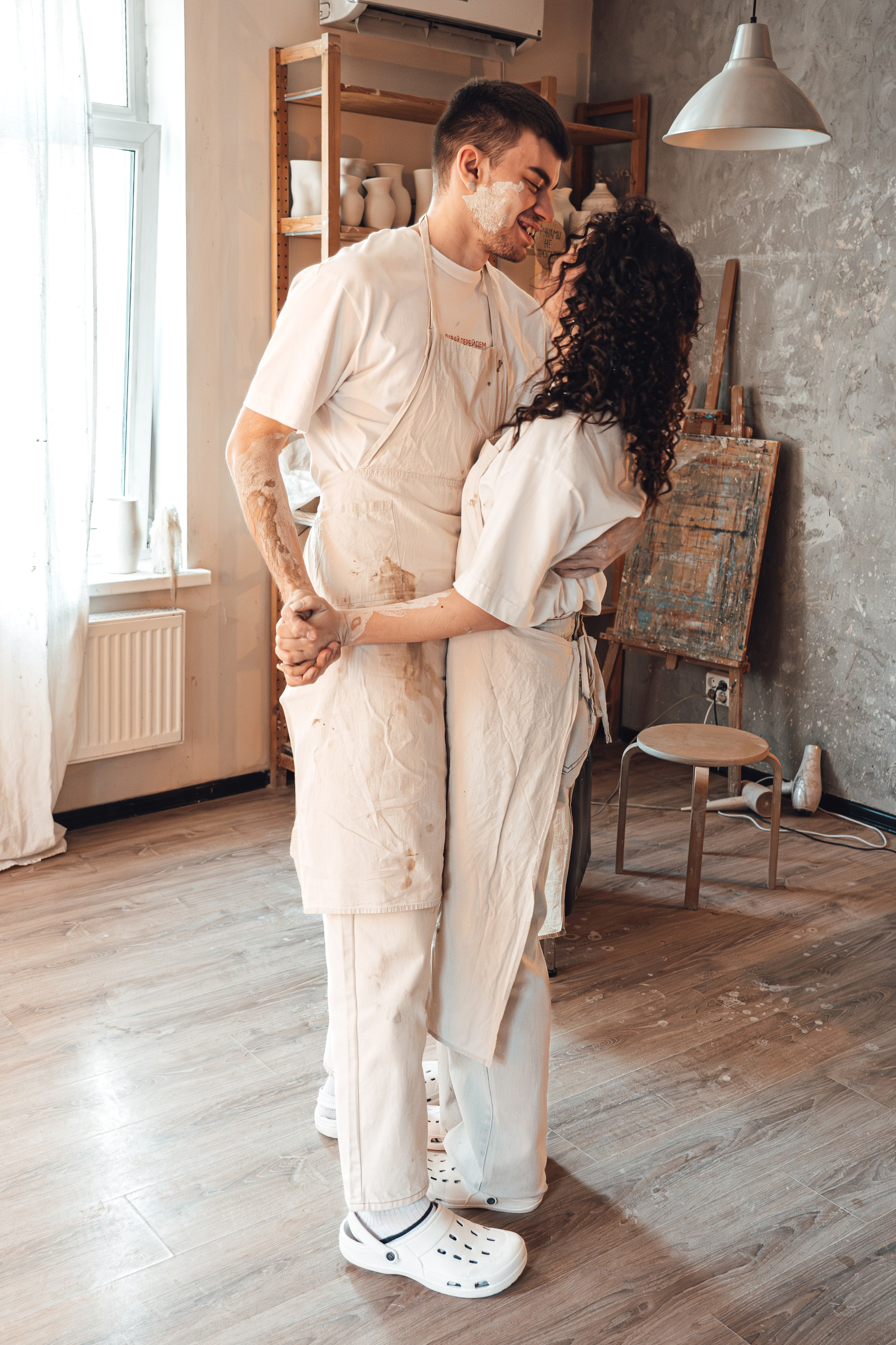 Свидание в гончарной мастерской (A&A). Легкая фотография