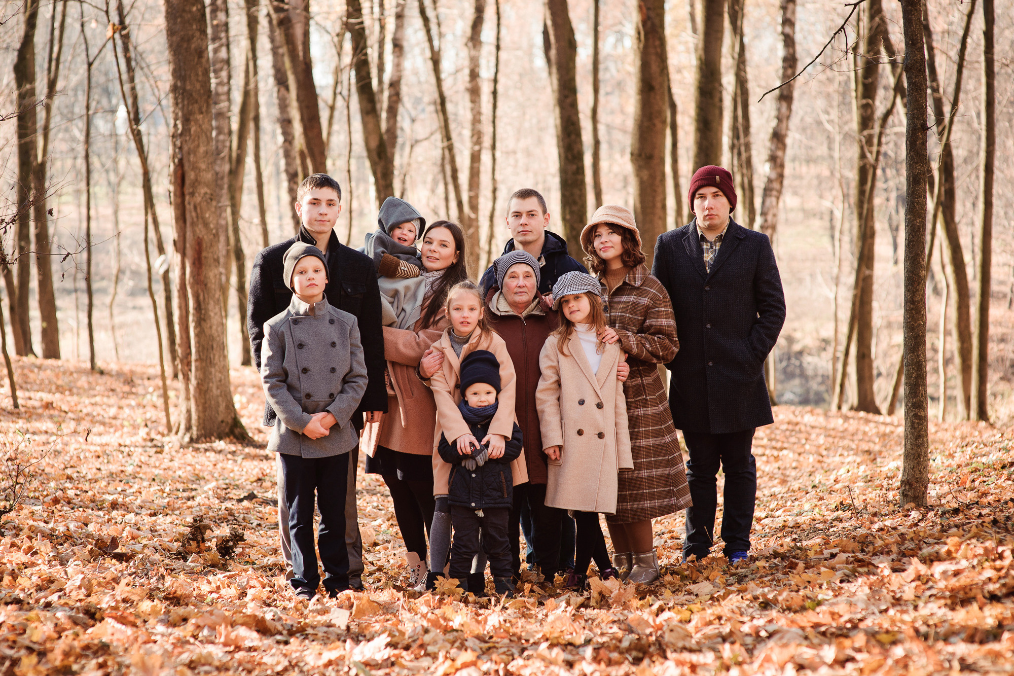 Фотосъемка большой семьи. Семейный и женский фотограф Красноярск Екатерина Пусенкова