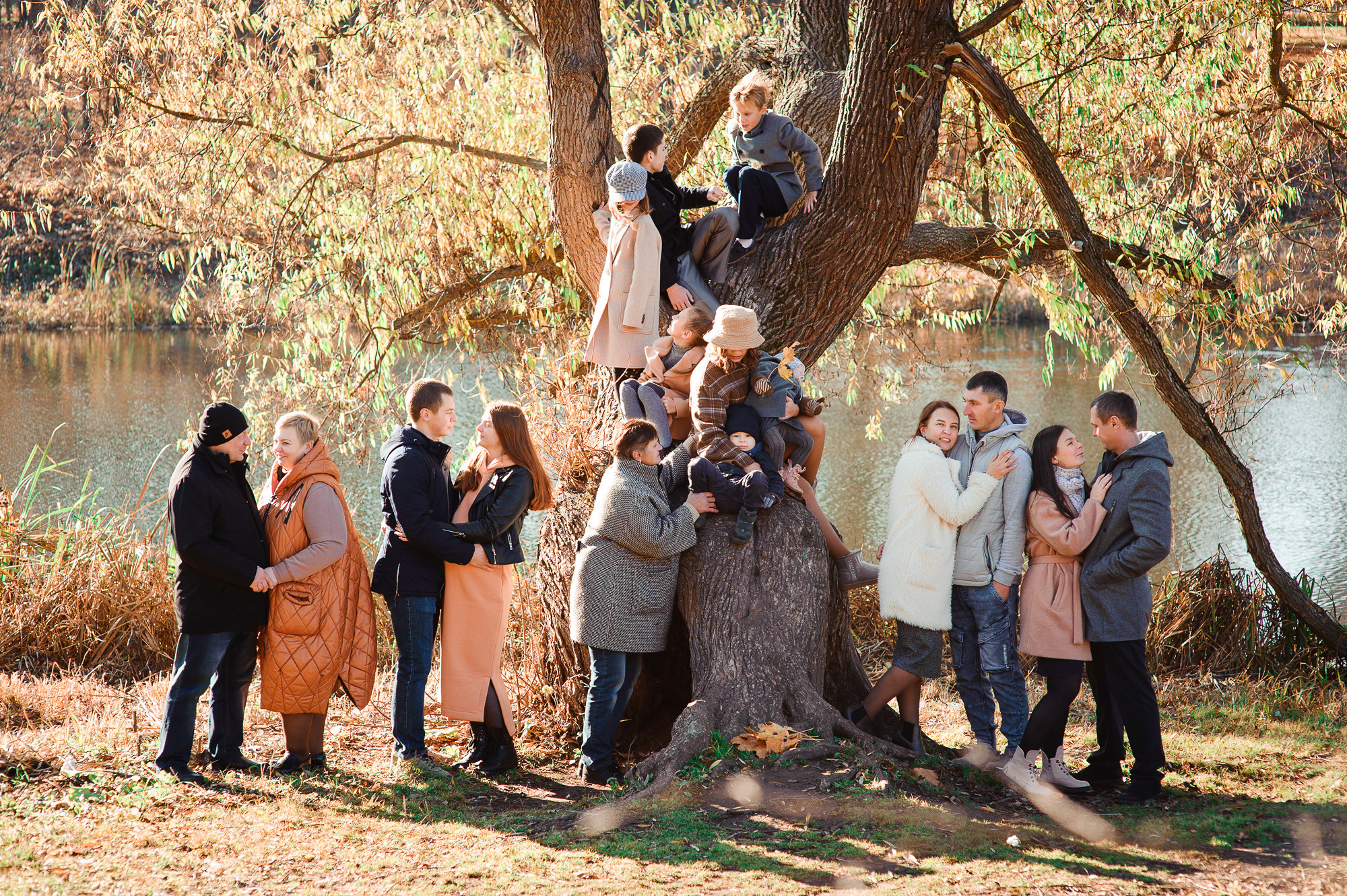 Фотосъемка большой семьи. Семейный и женский фотограф Красноярск Екатерина Пусенкова