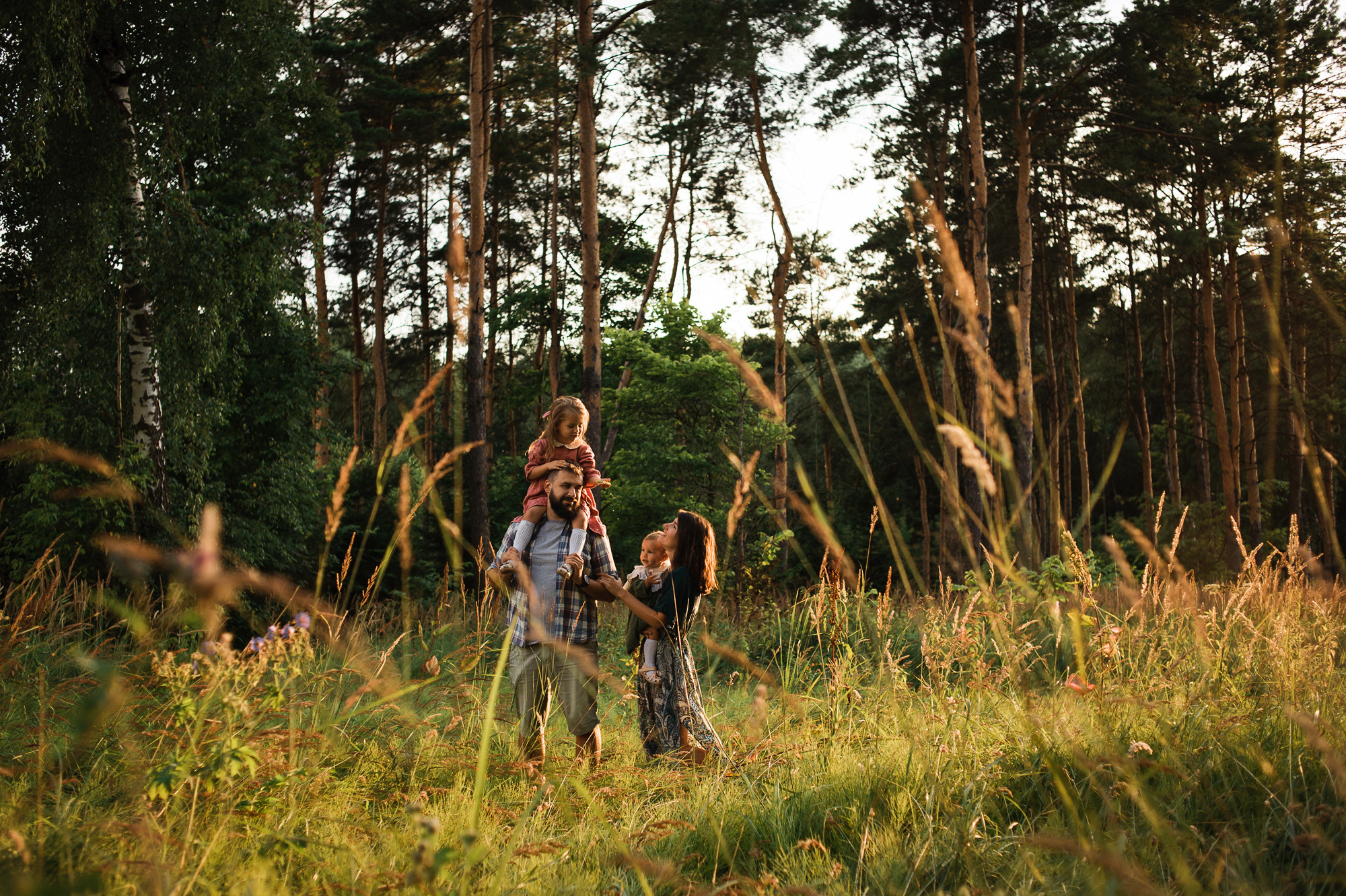 Семейная фотосъемка на природе/в студии. Семейный и женский фотограф Красноярск Екатерина Пусенкова