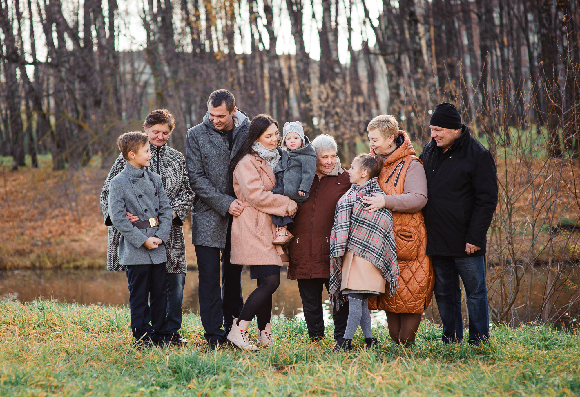 Фотосъемка большой семьи. Семейный и женский фотограф Красноярск Екатерина Пусенкова