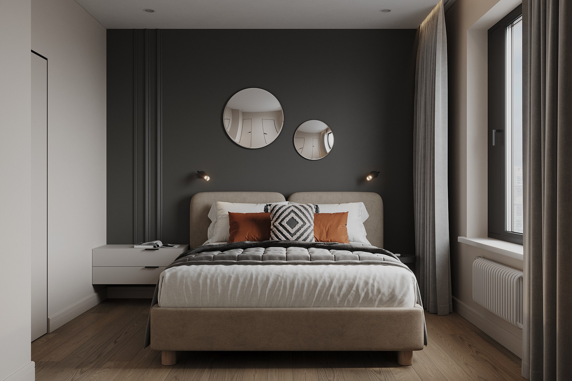 Мужская квартира жк Balance. Главная