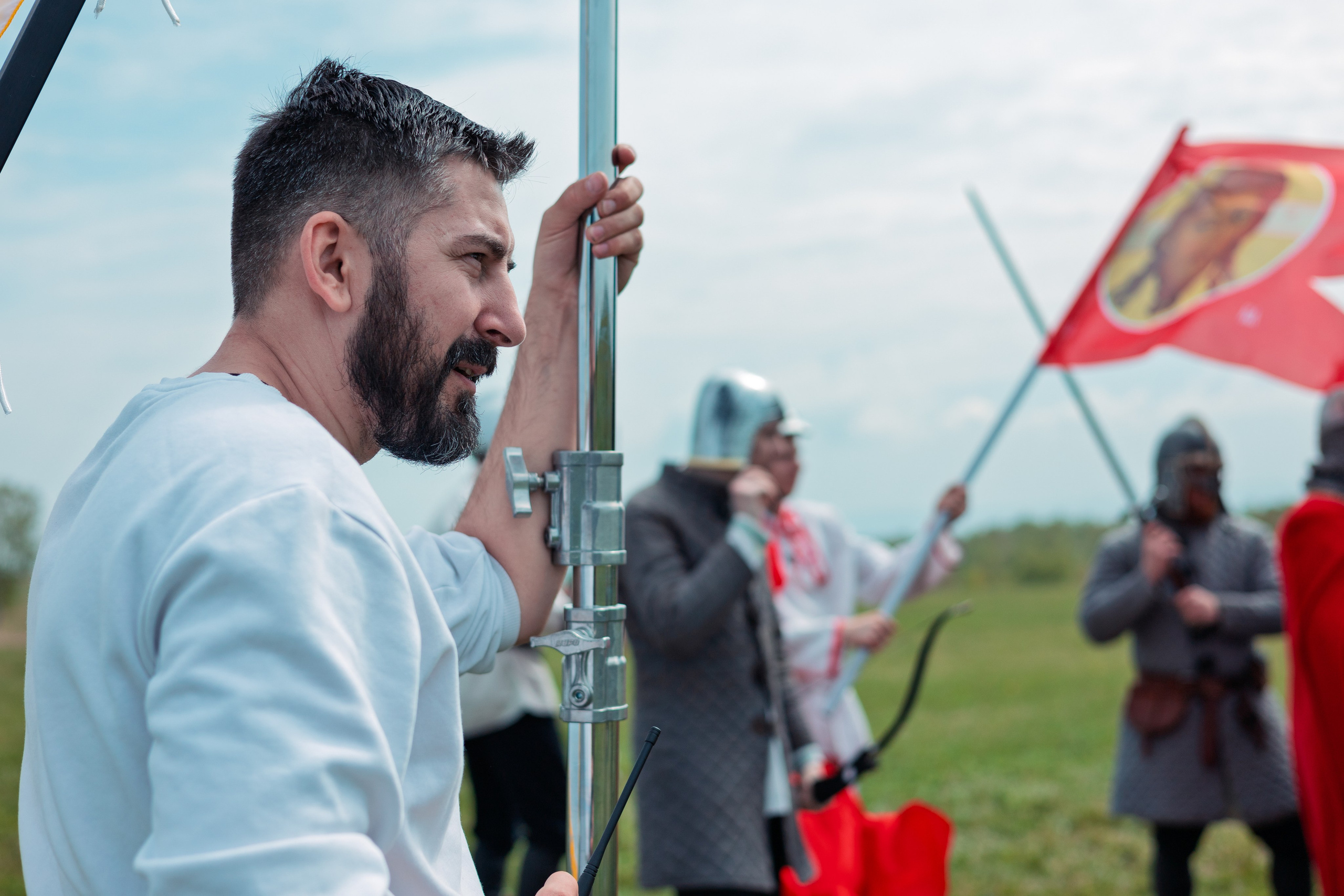 Бэкстейдж-съемка рекламы охранной компании «Тамерлан». Фотограф Белов Тимофей | Красноярск