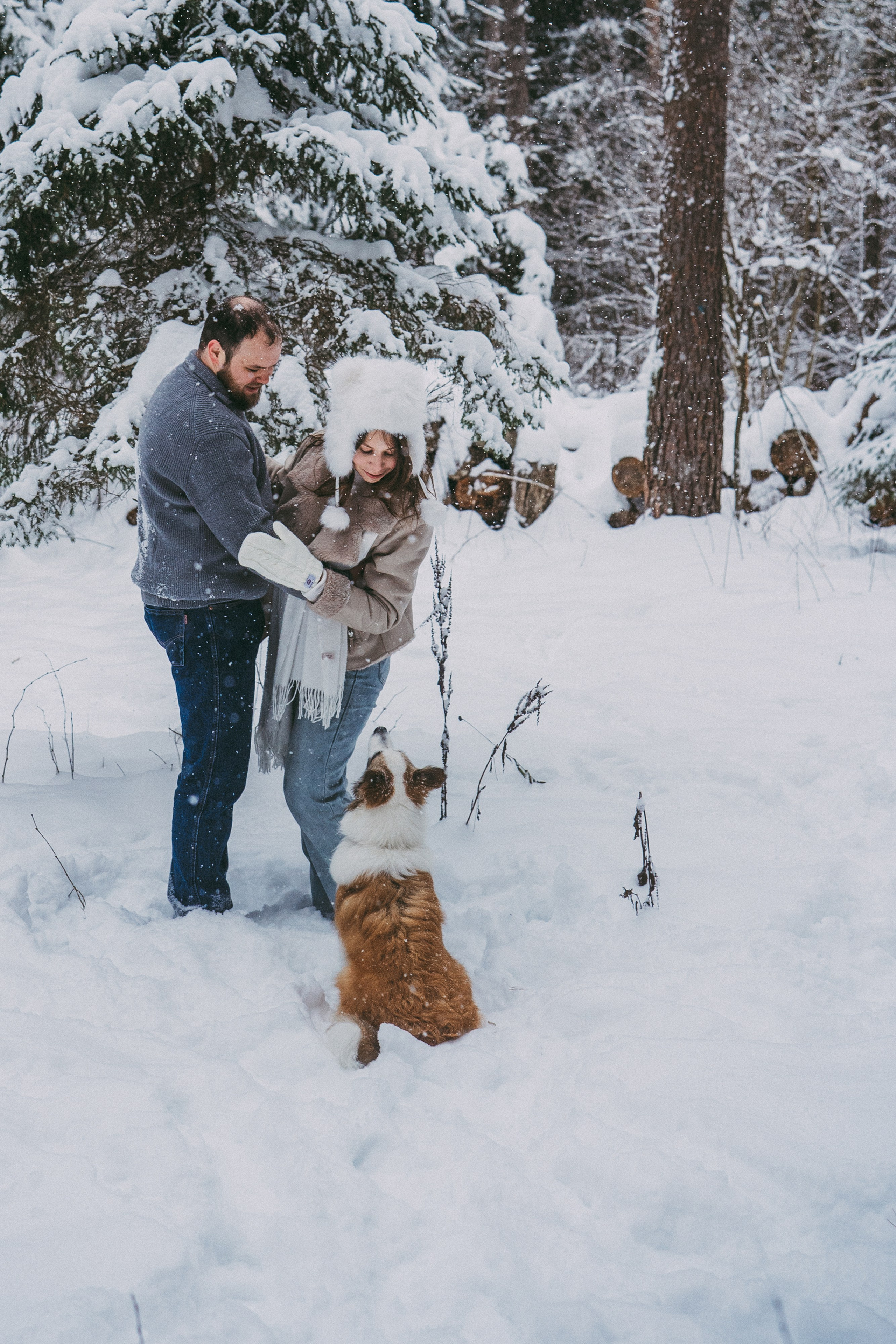Катя, Анатолий и Елай. Фотограф анималист в Москве и Санкт-Петербурге Свиридова Анна