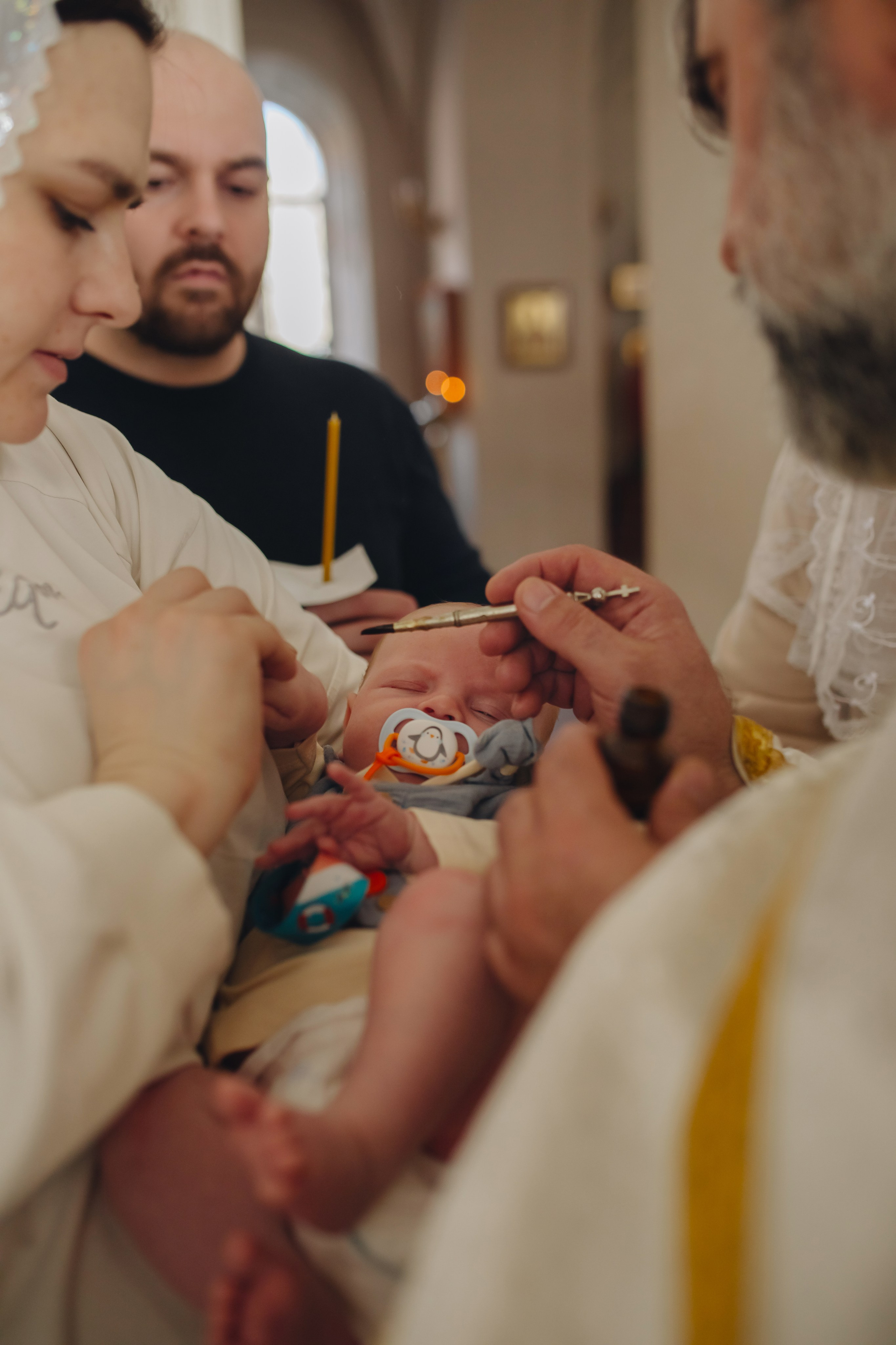 Крещение в светлом Храме. Семейный и детский фотограф в Москве Дорогова Екатерина