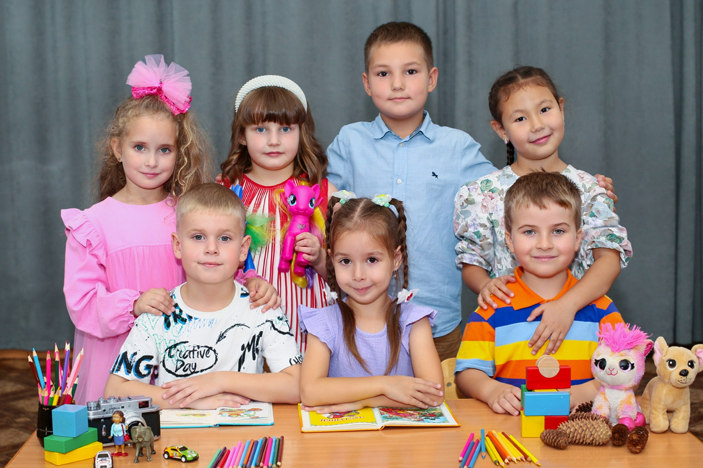 Выпускные альбомы для детского сада. Студия «Фокус» детская фотография Ольги Поповой г. Бийск