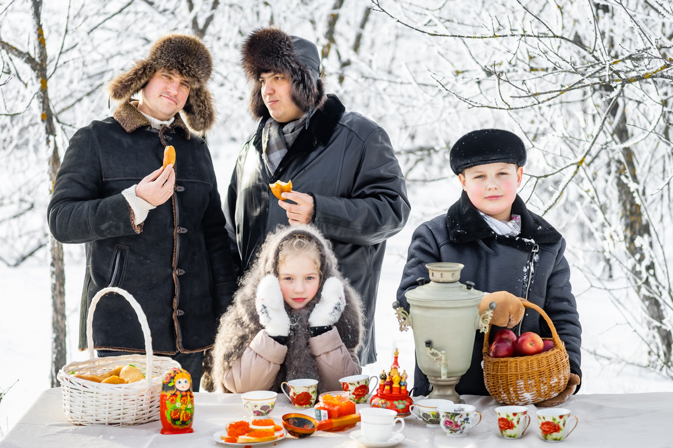 Зимняя в русском народном стиле. Ольга Плаксина фотограф в Саратове