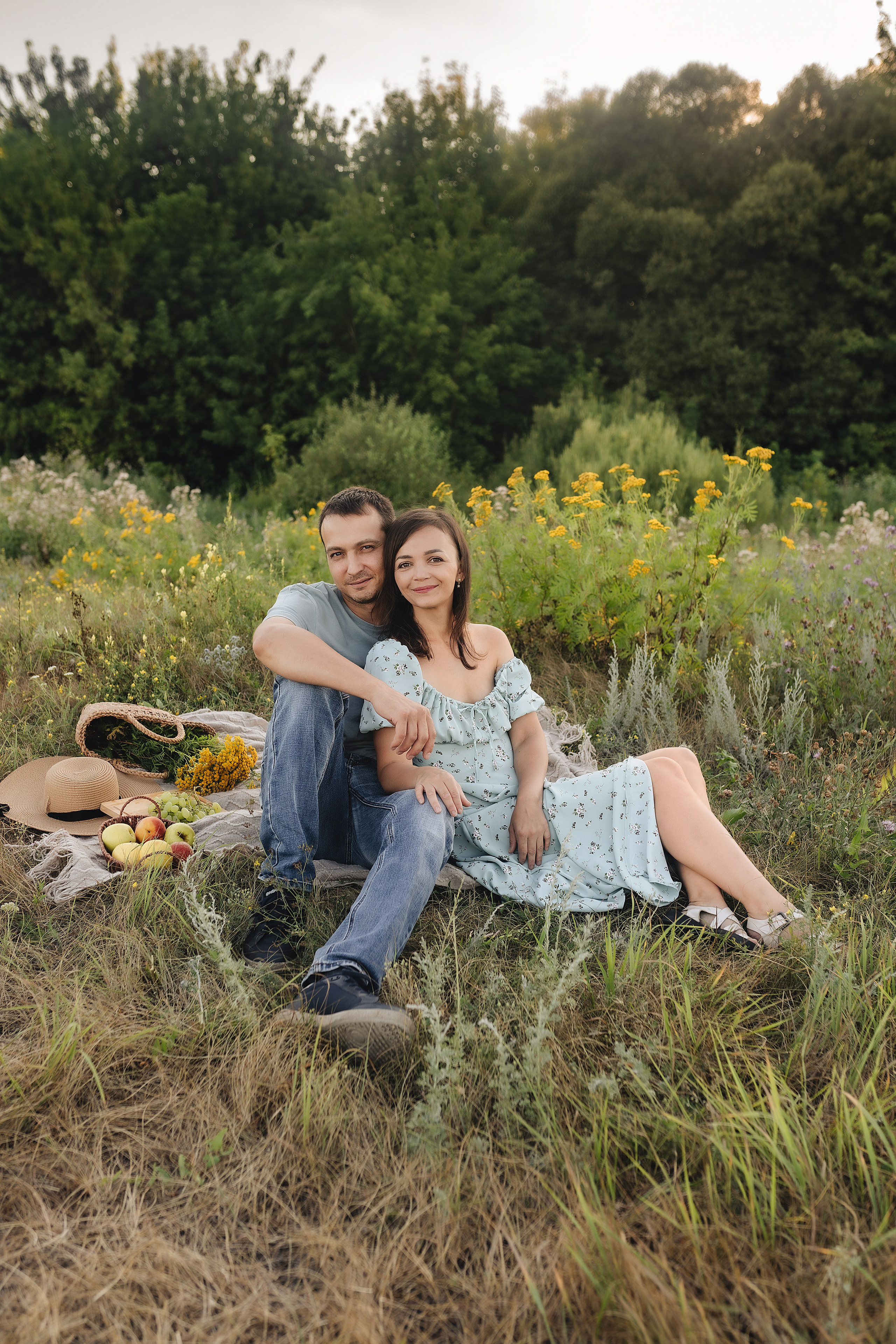 Семейная съемка на закате. Фотограф Карина Шмулёва. Воронеж и область