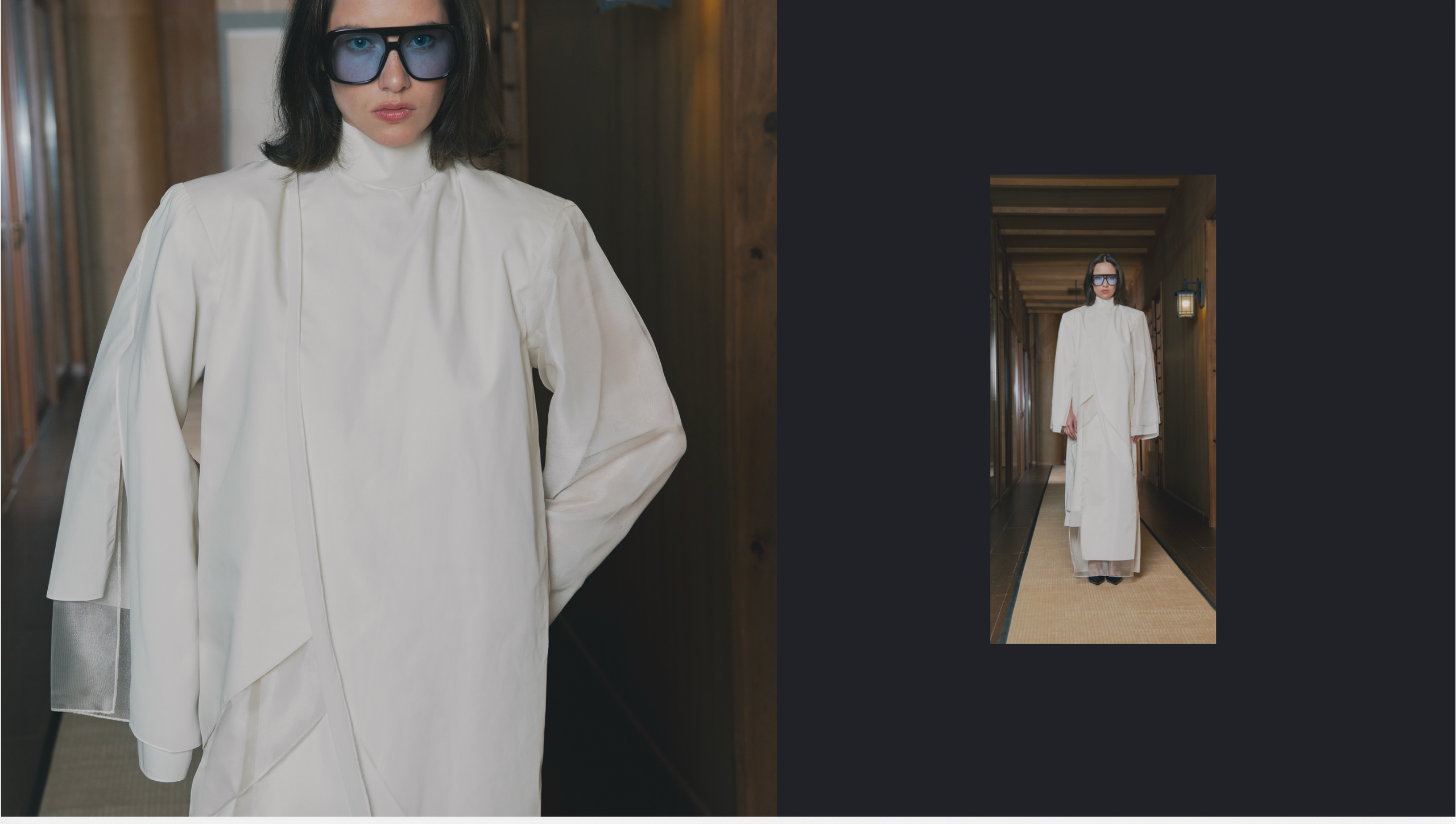 Lookbook layout for Maison Pluie Dubai brand. Elizaveta Filchenko. Fashion-photographer and director