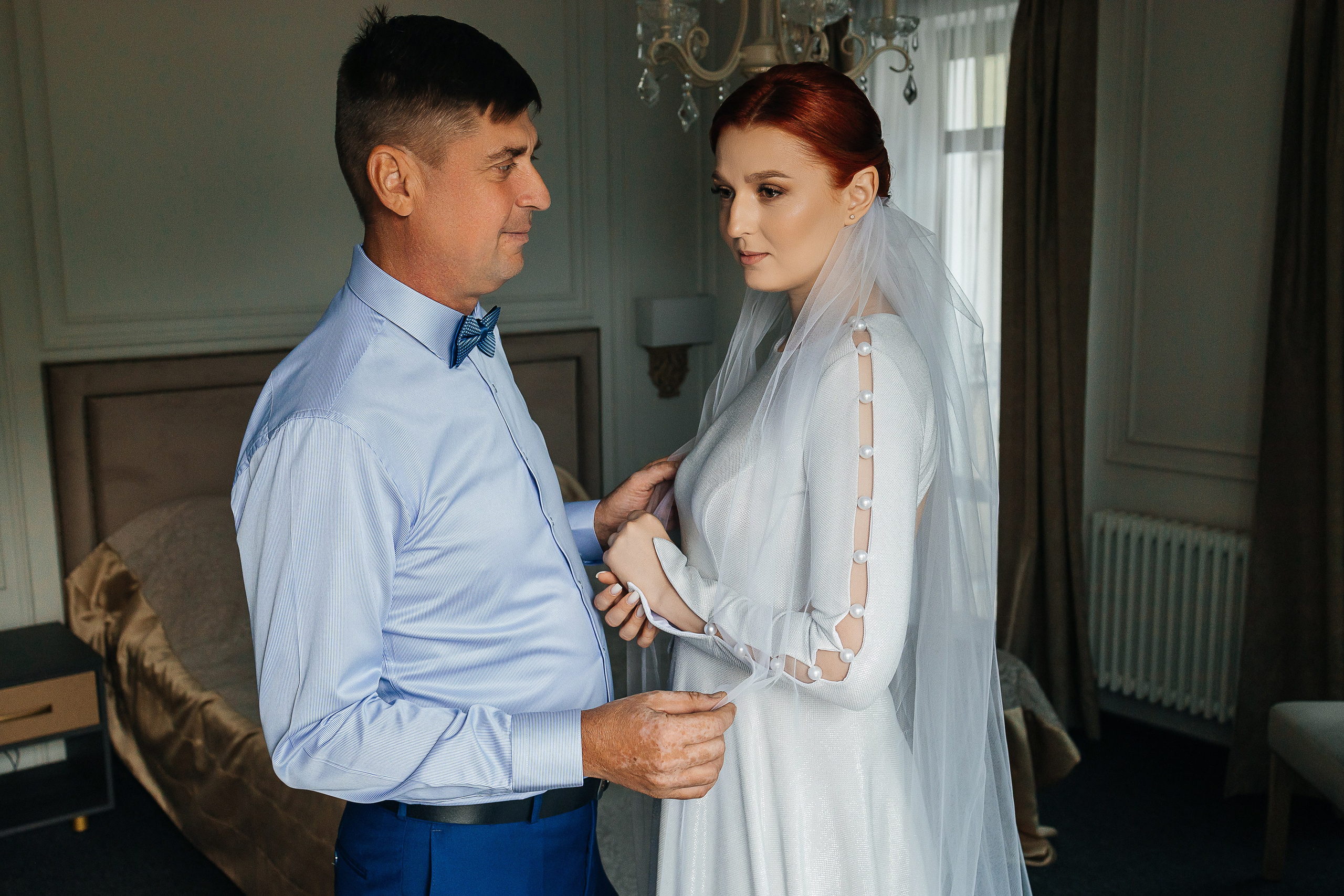 Фотосъемка невесты в эксклюзивном свадебном платье. Олег Сверчков | Свадебный фотограф Вологда