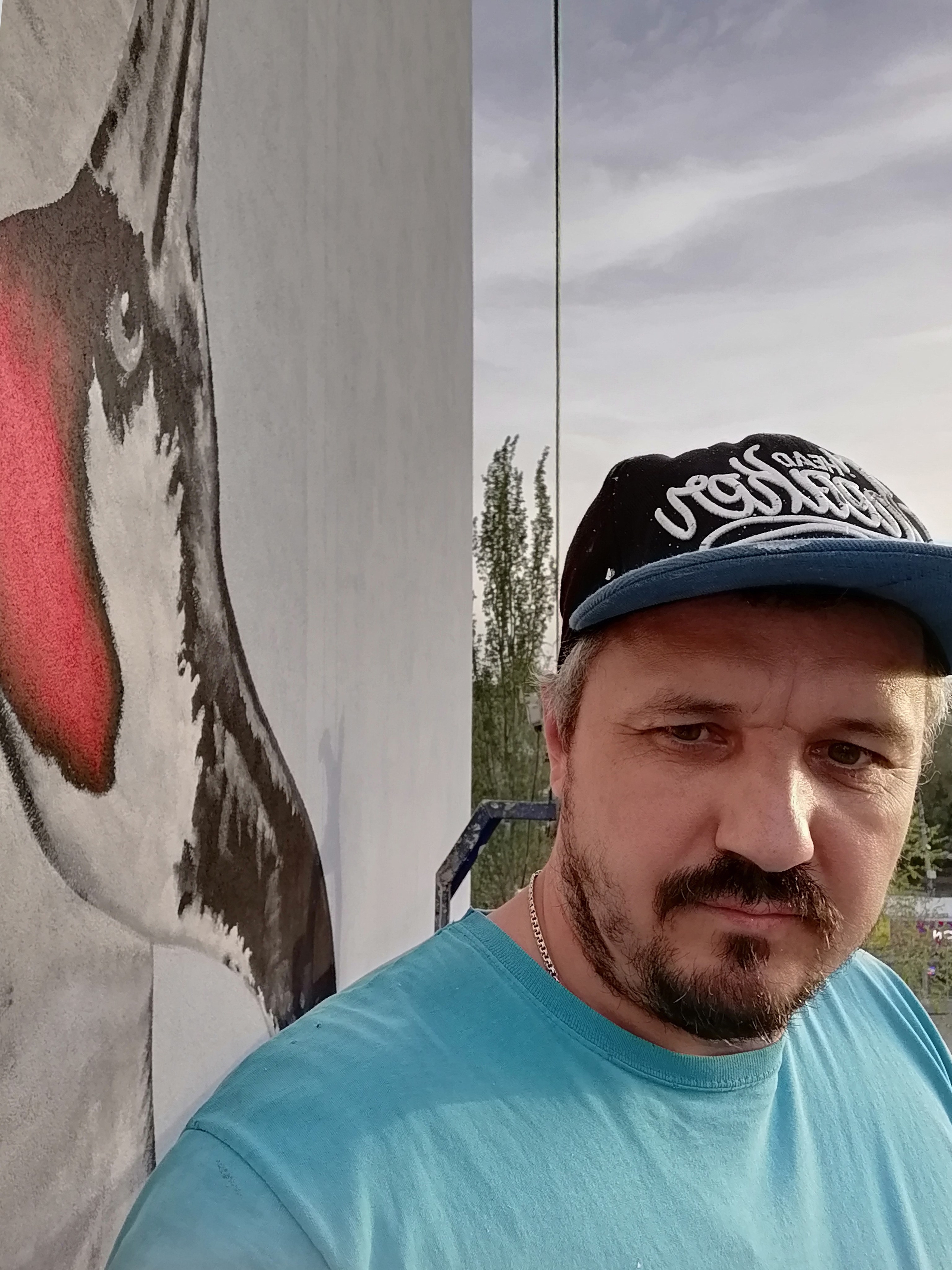 Роспись стен. Пётр Литвинов