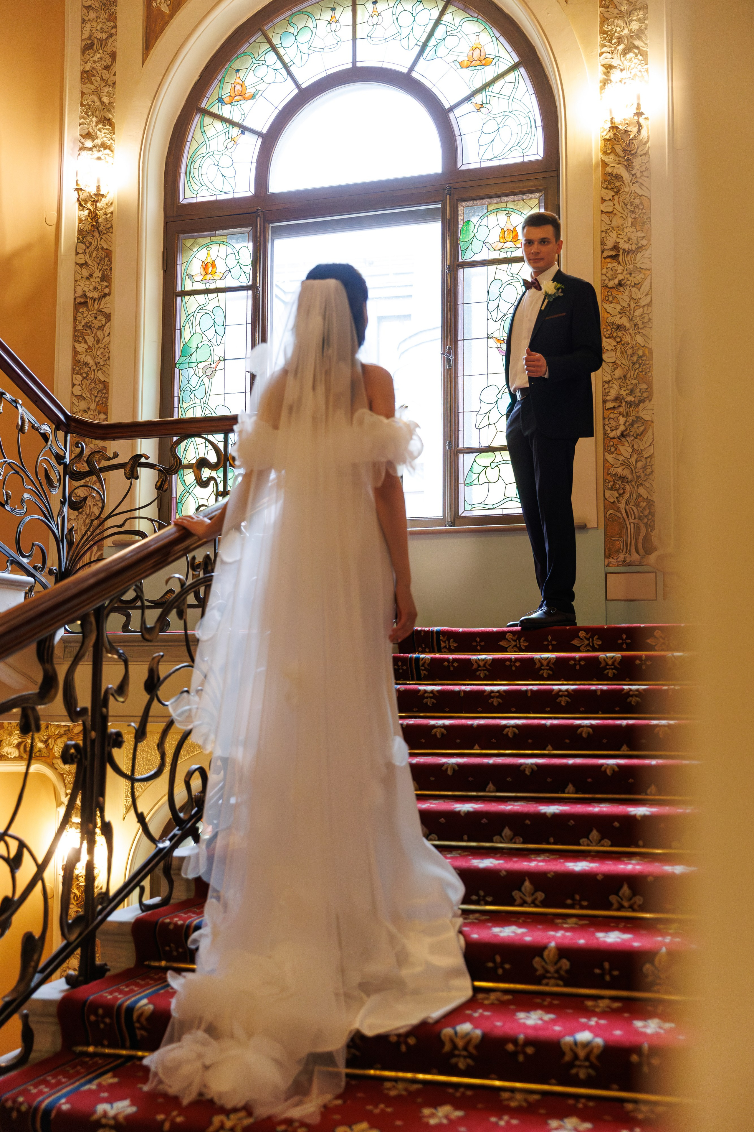 Свадебная фотосессия и сборы в гостинице Националь. Свадебный фотограф Москва и МО Сергей Киржаев