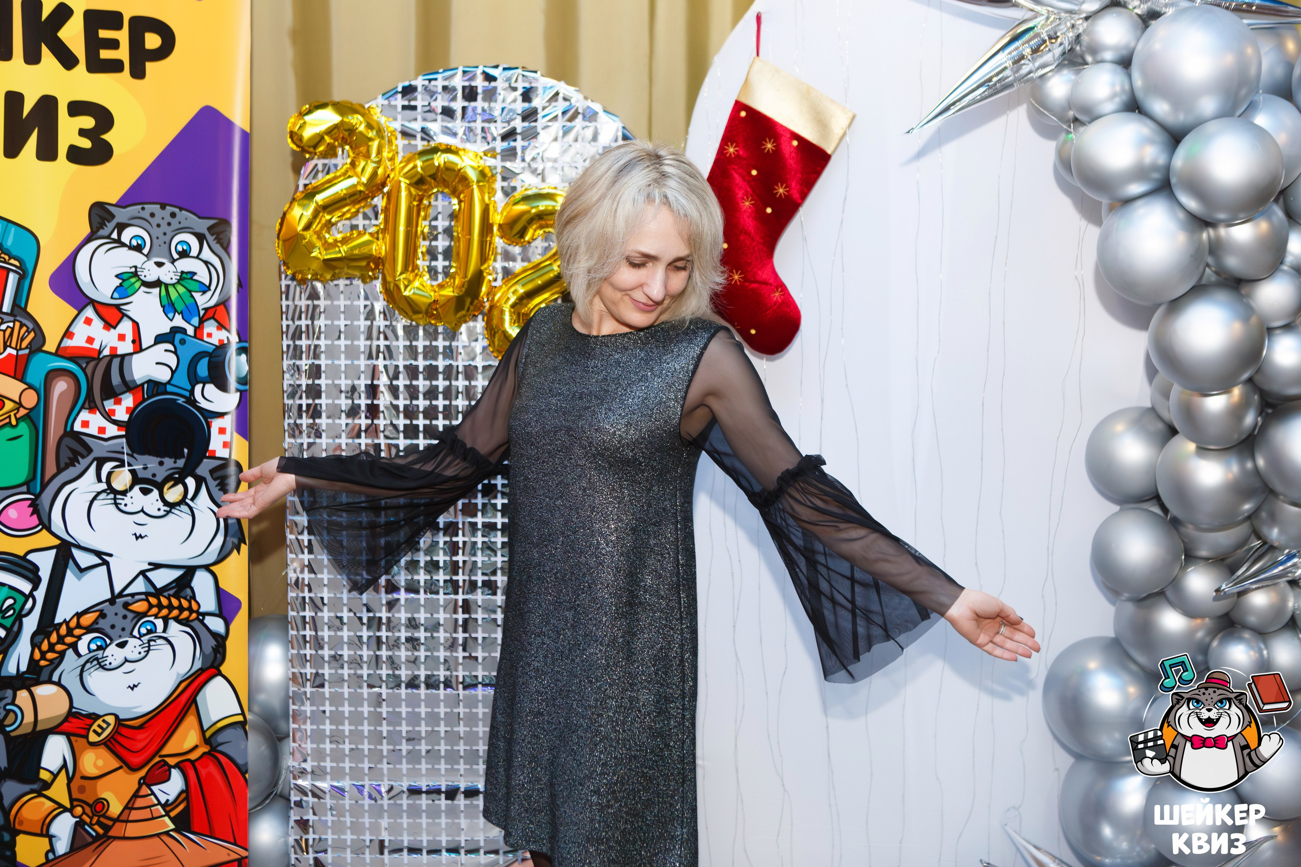 Новогодняя атмосфера квиза в Мценске от репортажного фотографа Николая Богатырева - bogatyrevphoto.ru 