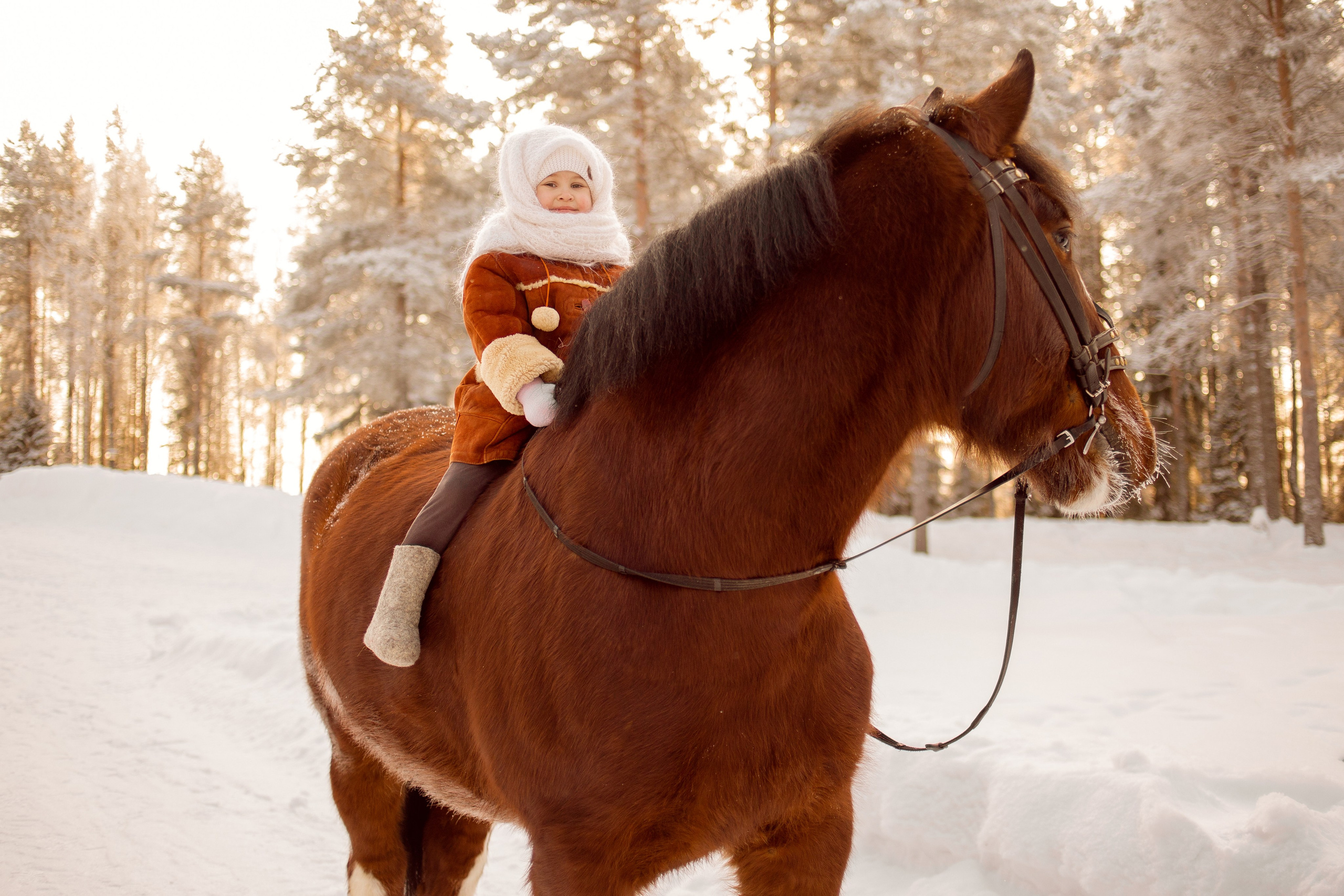 Фотосессия ребенка в русско-народном стиле