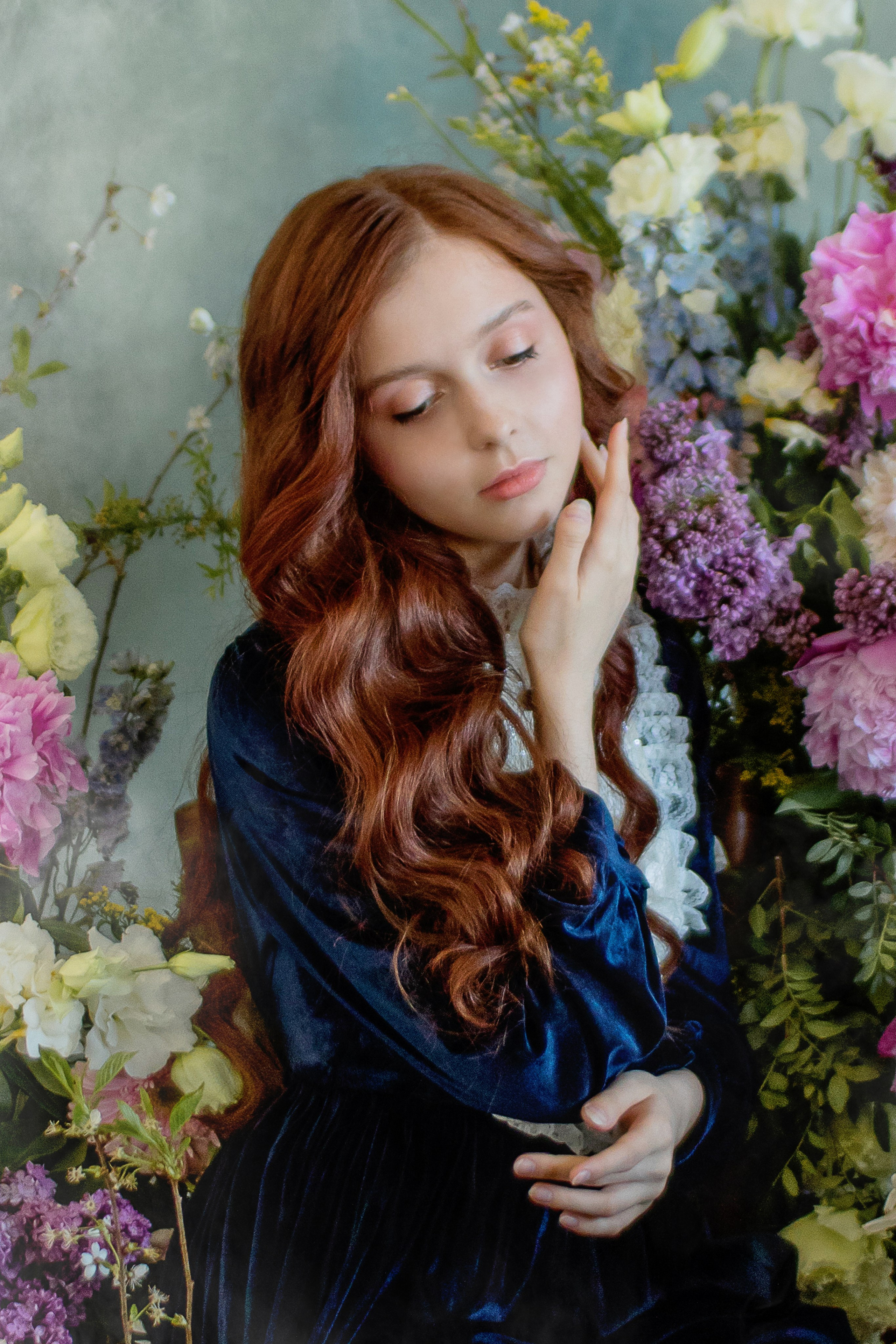 Девушка в цветах