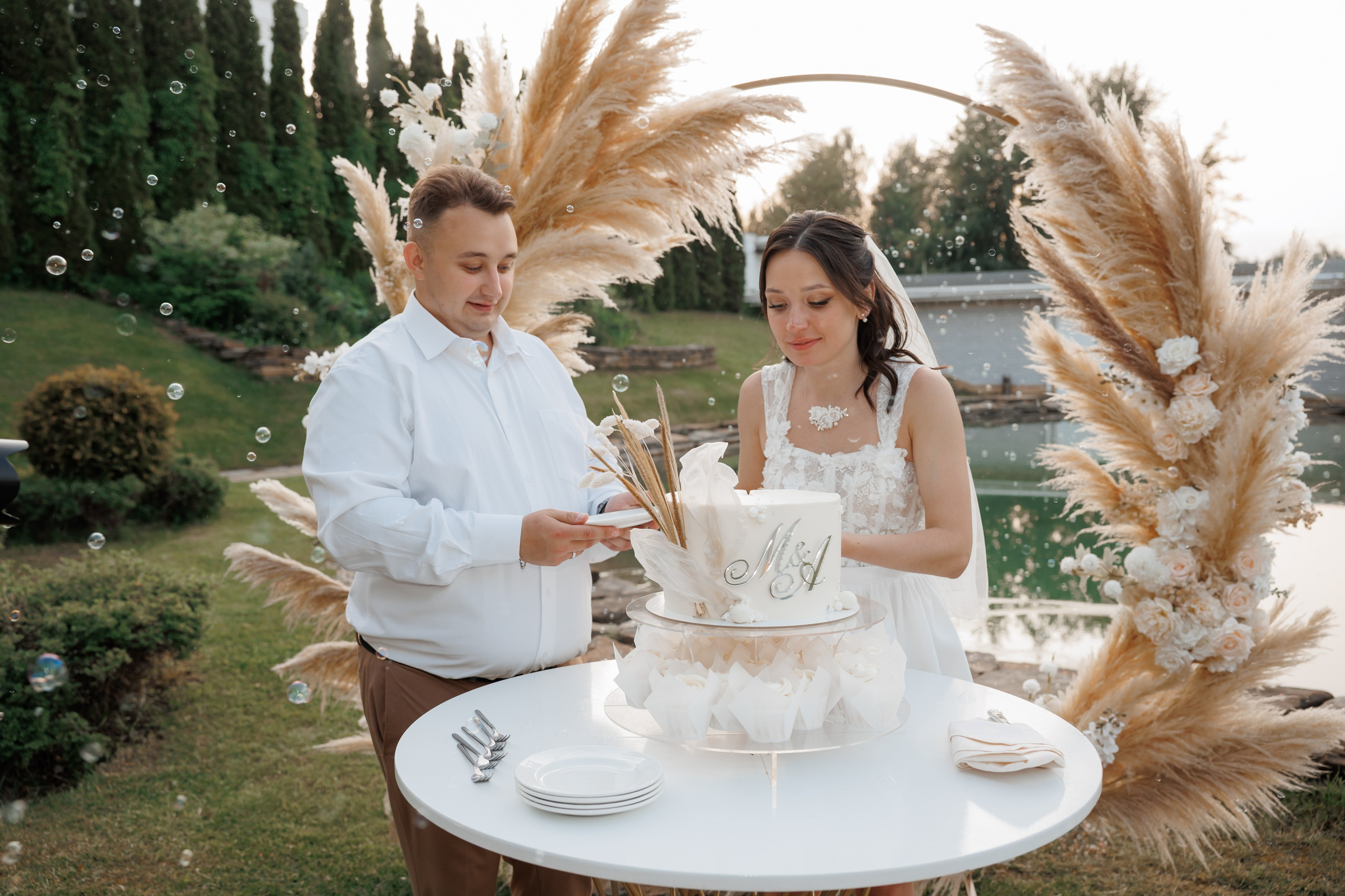 Дворянское гнездо, ЗАГС г. Королев, банкет в Аркобалено (Villa Arkobaleno). Свадебный и репортажный фотограф (Москва, Королев и другие)