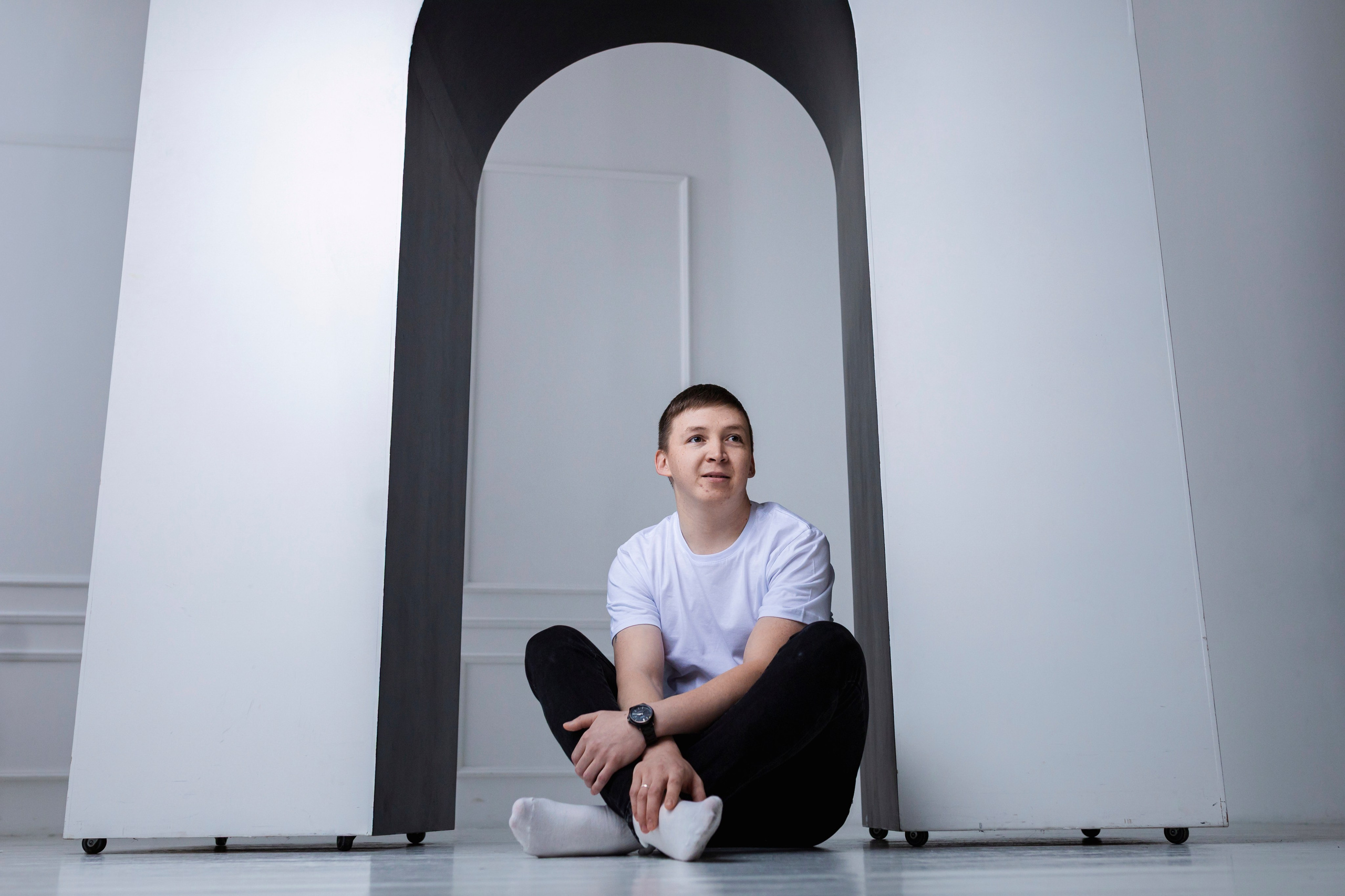 Фотосессия в студии для Дениса Ульяны и Киры. Фотограф Каримов Виктор