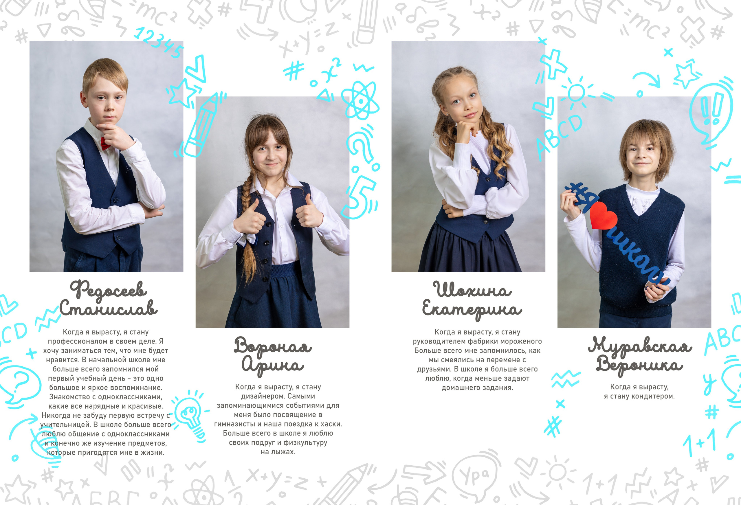 Для 4 класса. Стильные выпускные альбомы в Перми