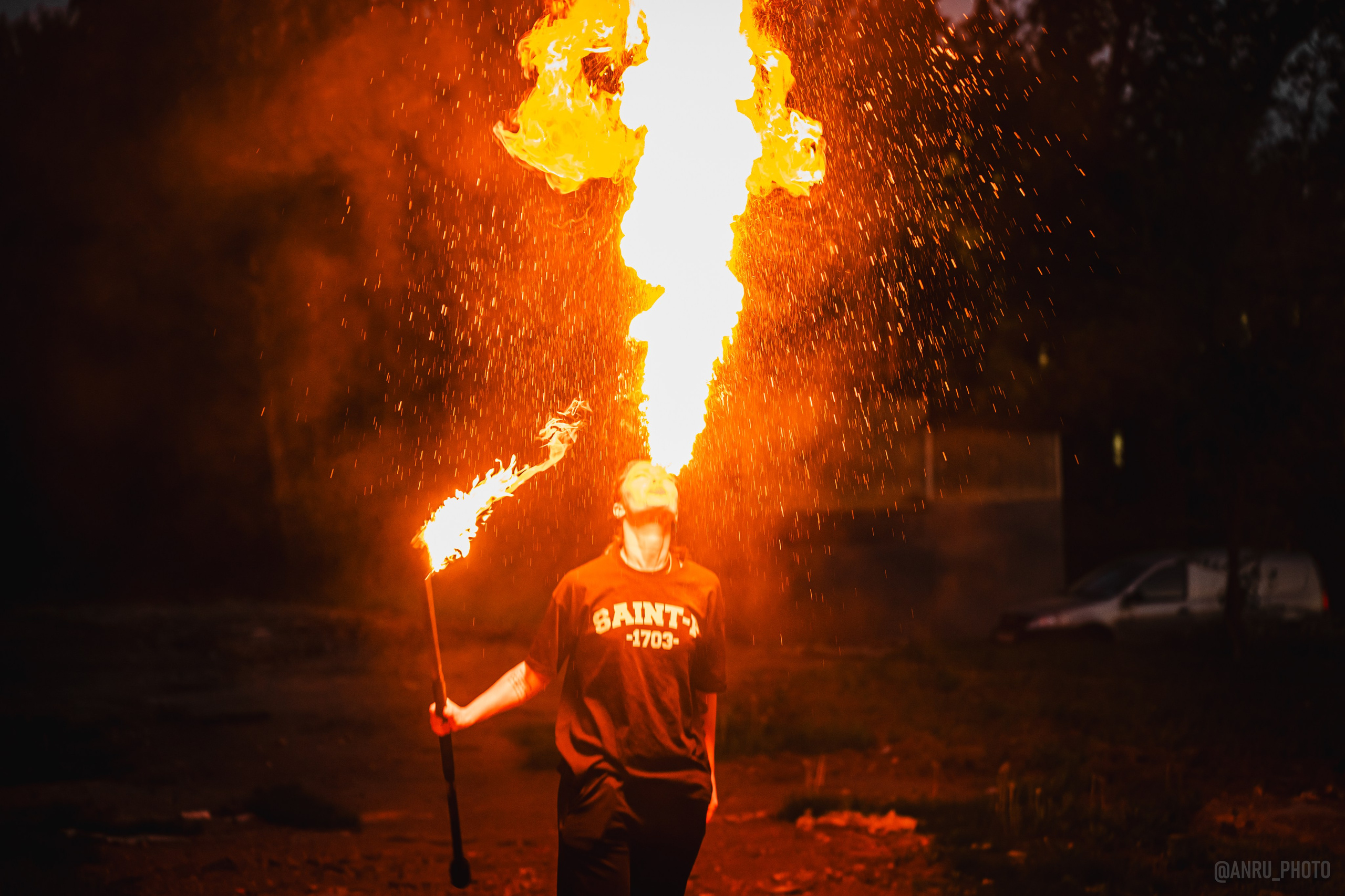 Огненная тренировка. Репортажный фотограф Анастасия Рубцова