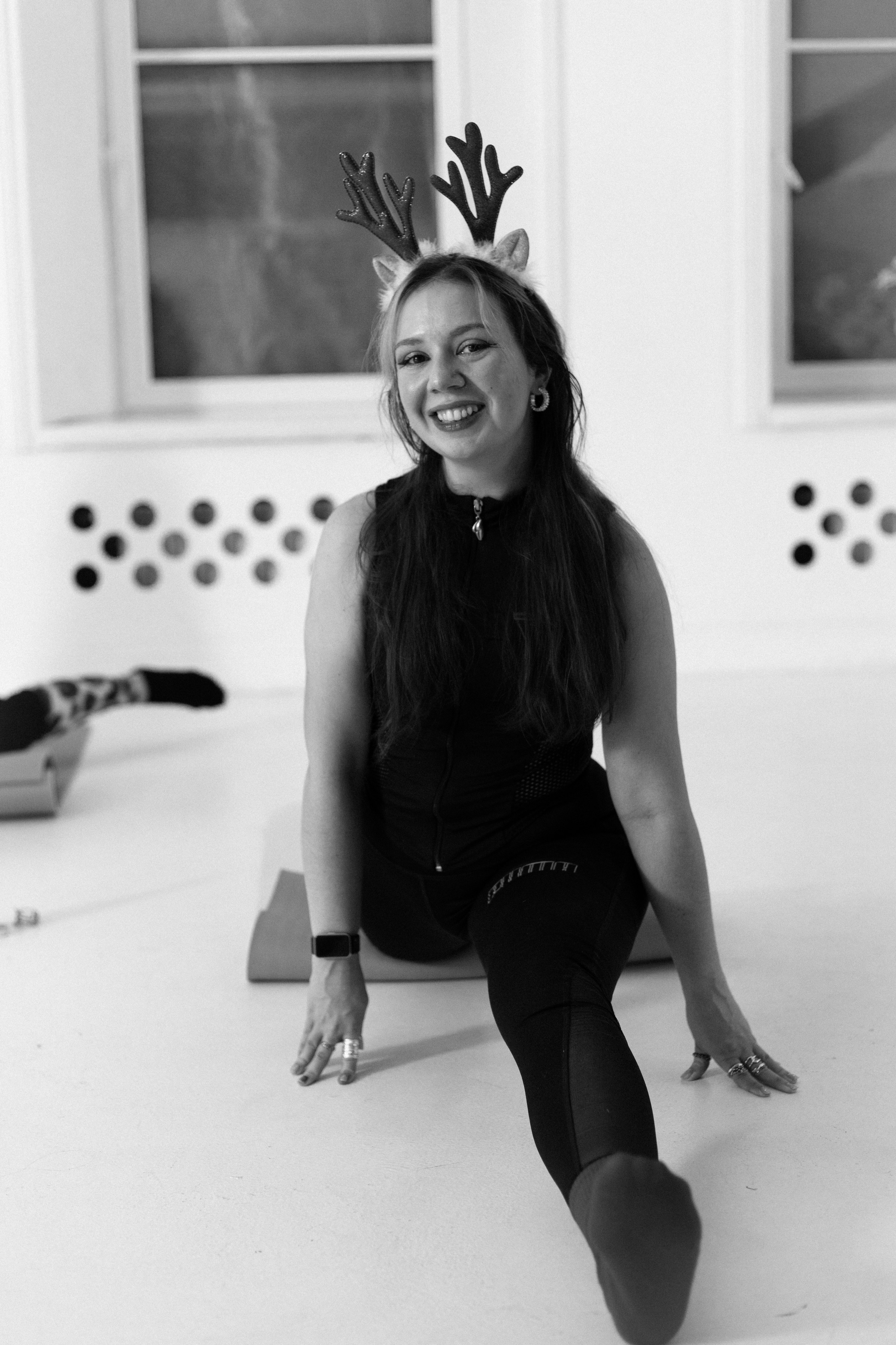 Новогоднее занятие по растяжке. Фотограф в Санкт-Петербурге Смирнова Диана