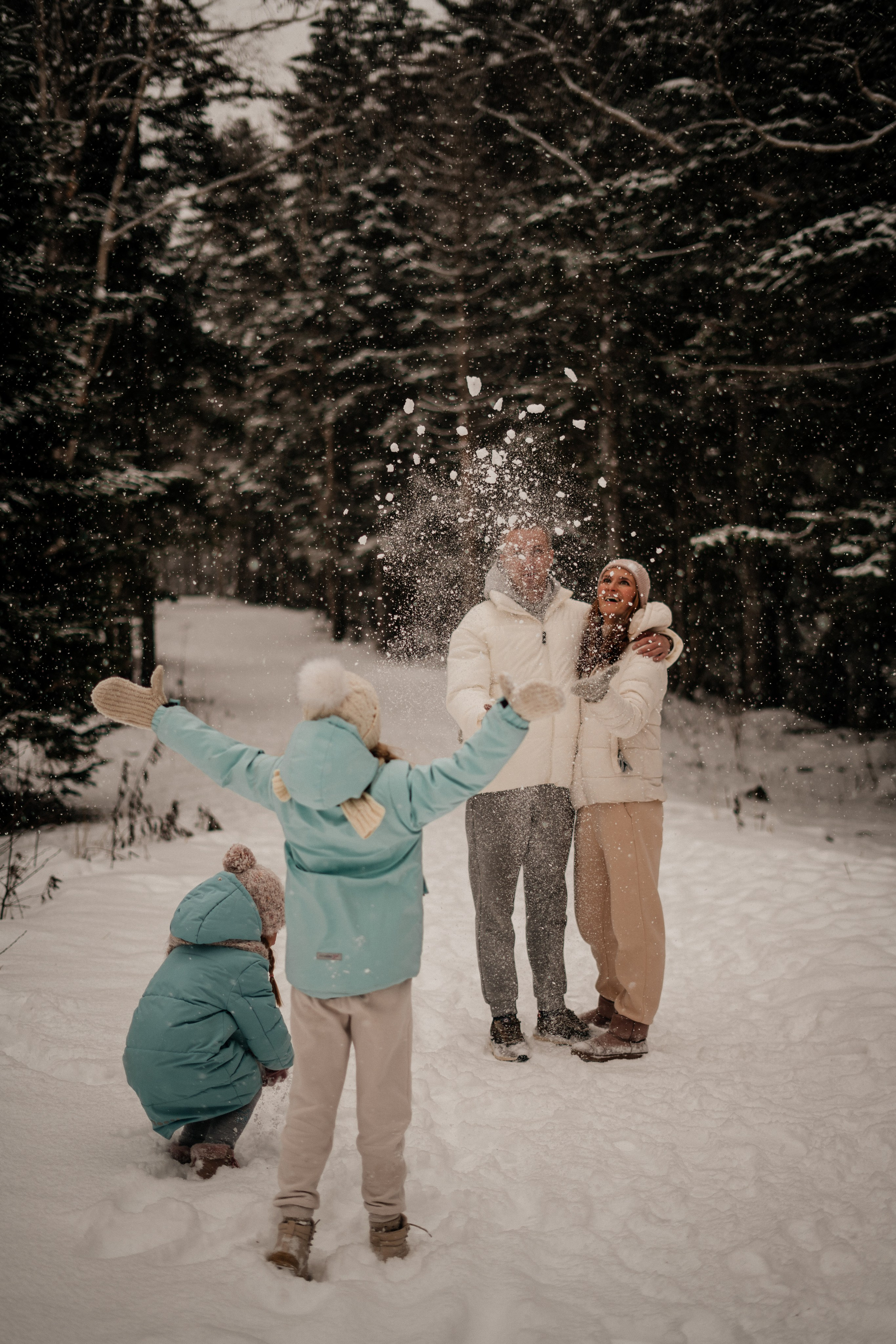 Зимняя семейная фотосессия сахалин. Фотограф сахалин
