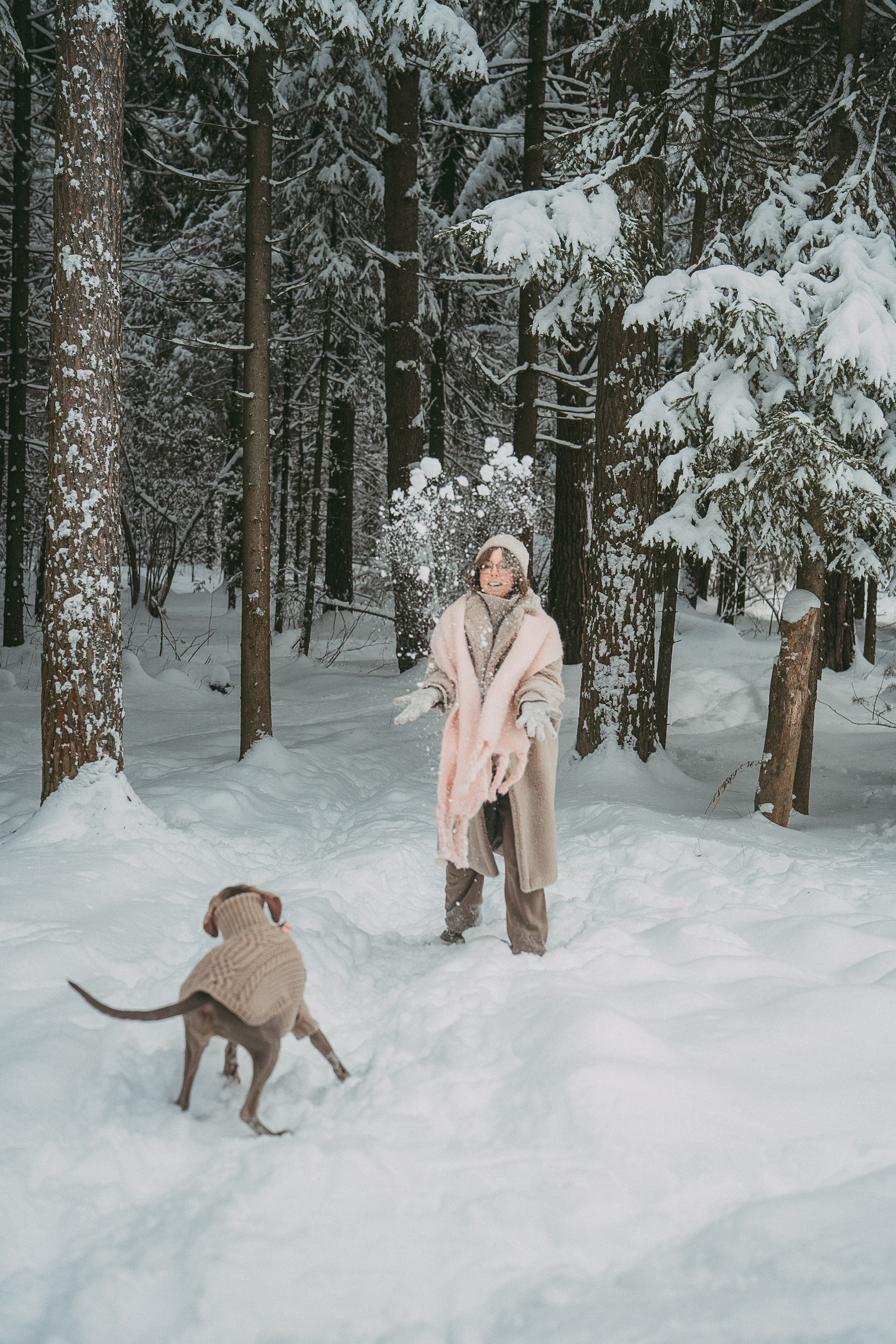 Лена и Фанни. Фотограф анималист в Москве и Санкт-Петербурге Свиридова Анна
