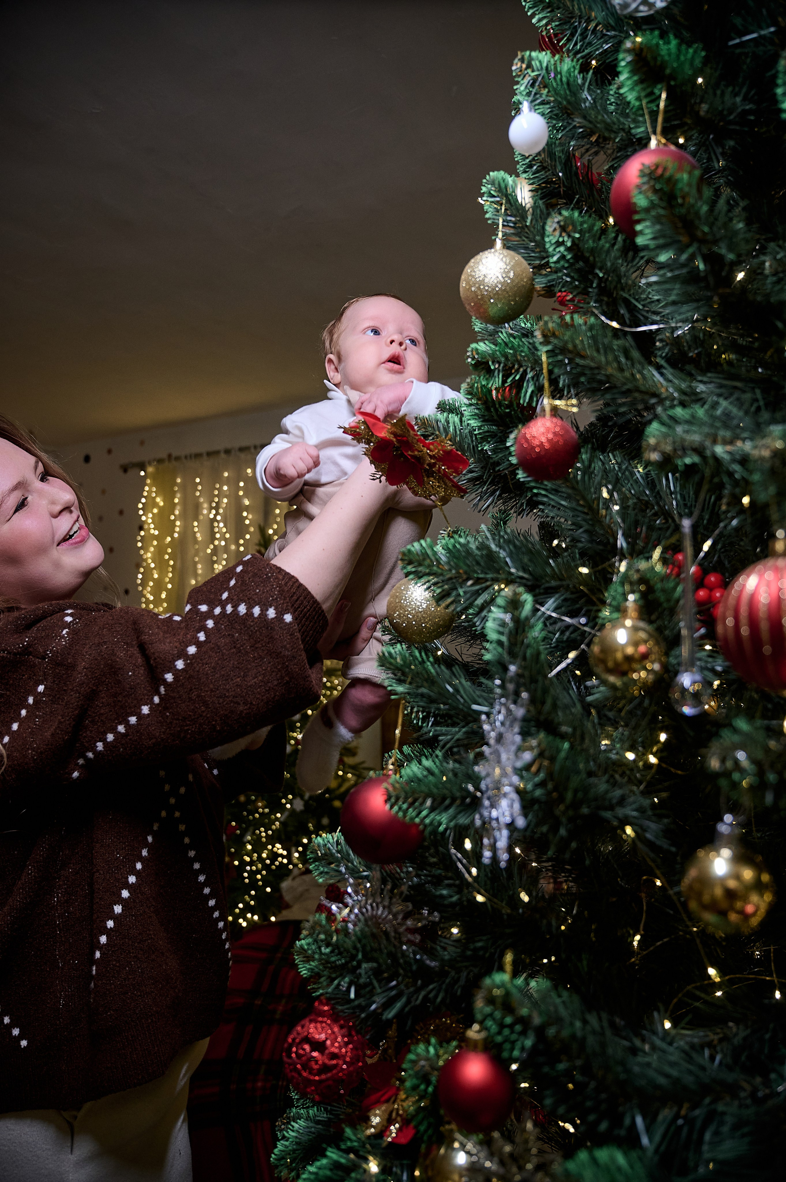 Новогодняя семейная фотосессия в Новокузнецке — семья Фетисовых