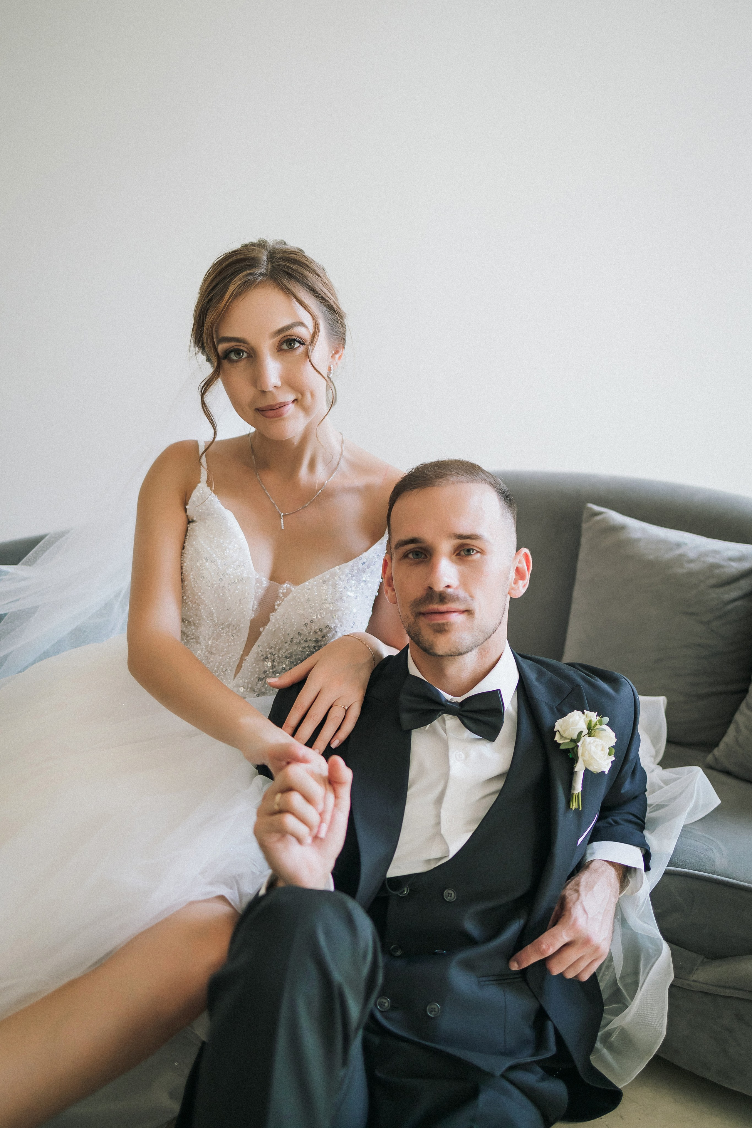 Свадебная прогулка Екатерины и Евгения. Свадебная фотография. Арина Рубах