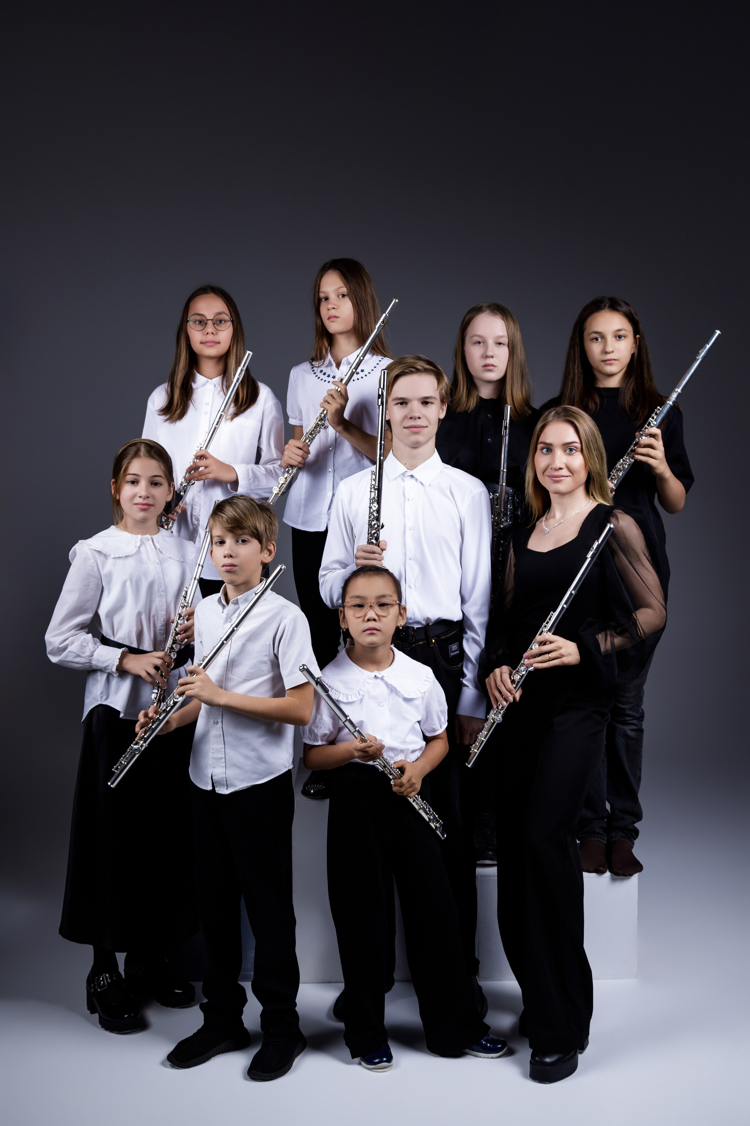 Флейтовый класс Юлии Попружной. Фотограф Новосибирск Анна Полонова