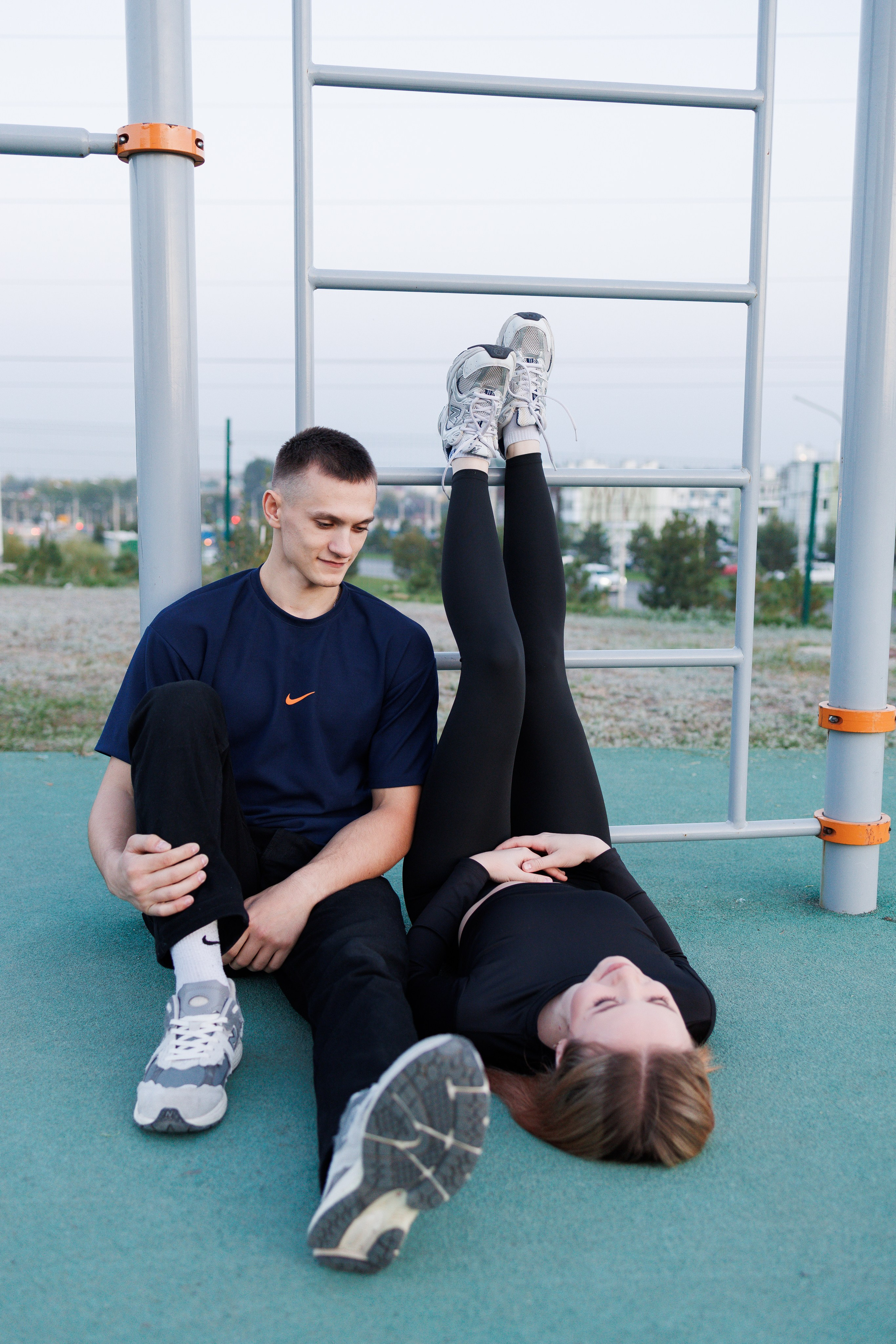 На спорт площадке (Настя+Игорь). Photograph Svetlana Volkova