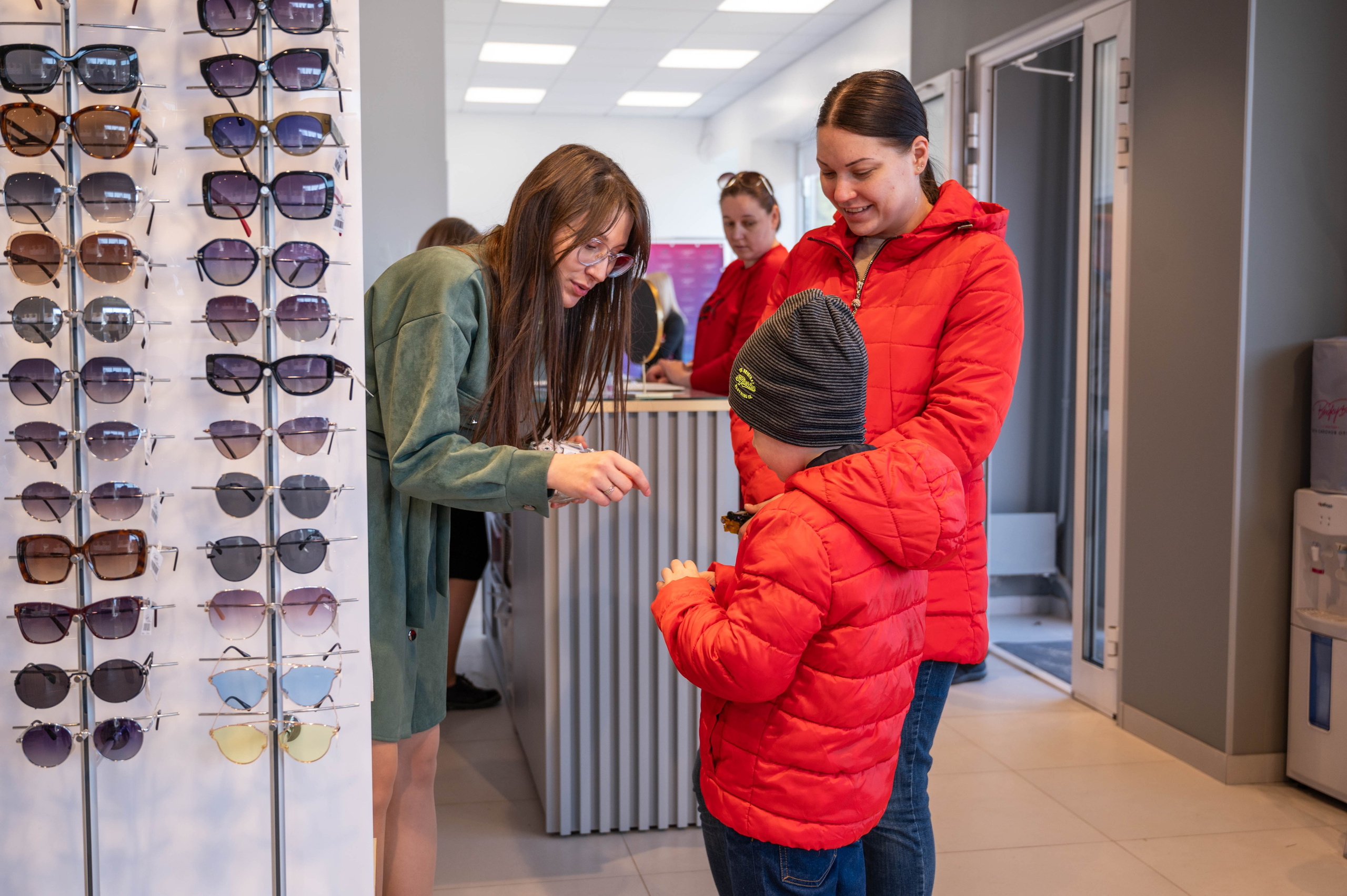 Съёмка открытия оптики