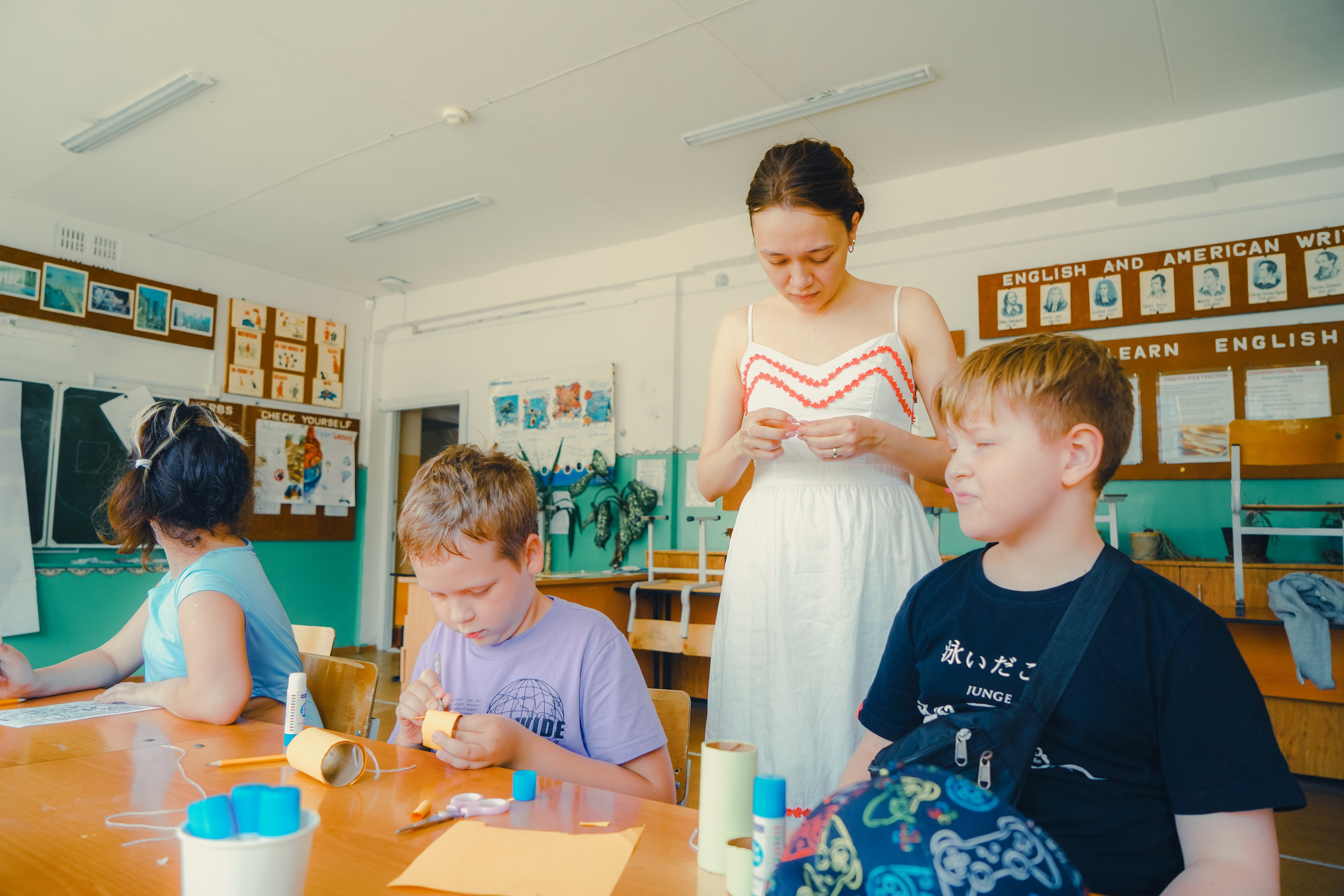 Английский лагерь в школе, Июнь 2024