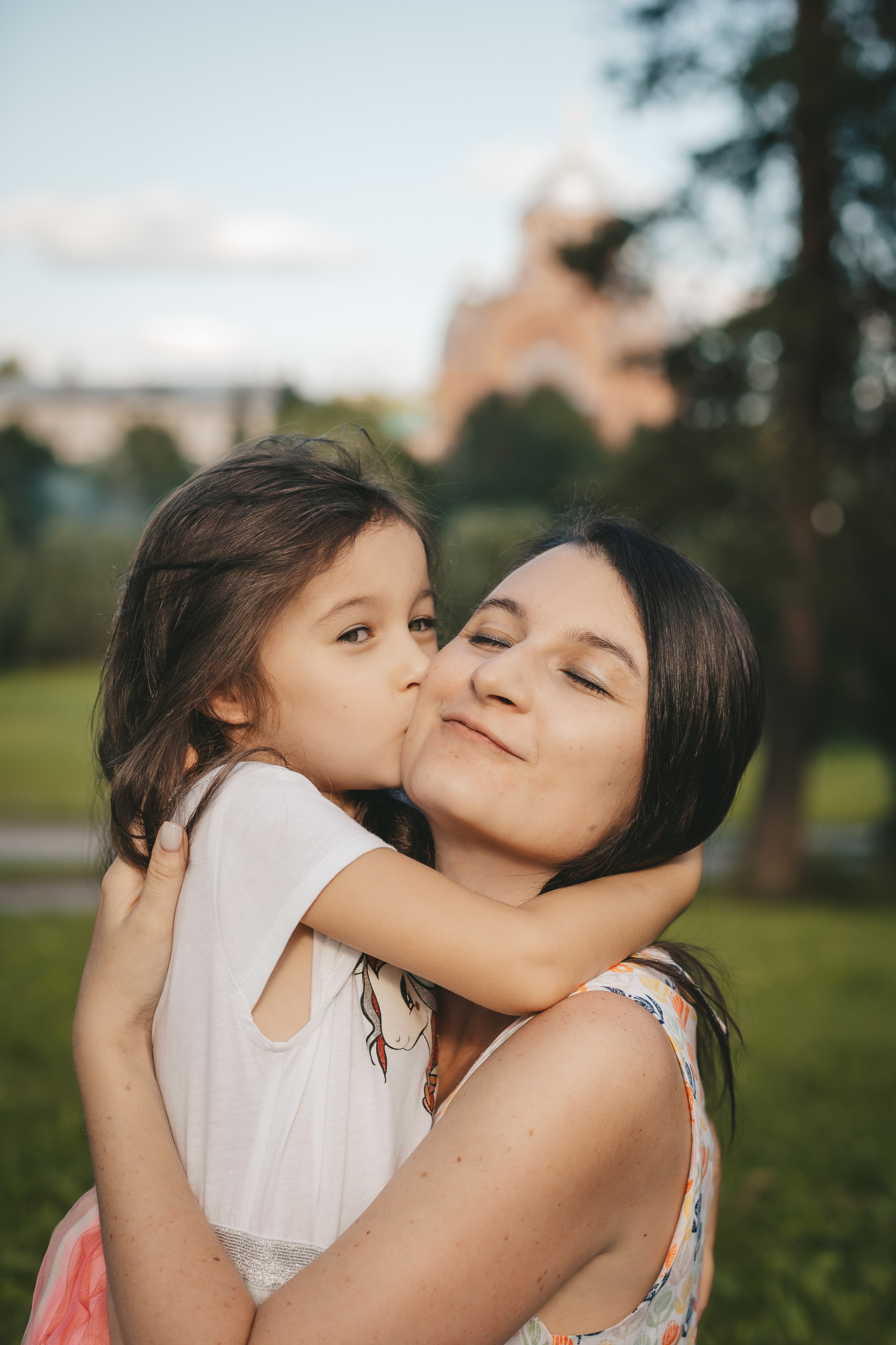 Рита с мамой Таней. Семейная фотосессия в Хотьково. Семейный и детский фотограф в Сергиев Посаде, Хотьково Якимчук Любовь