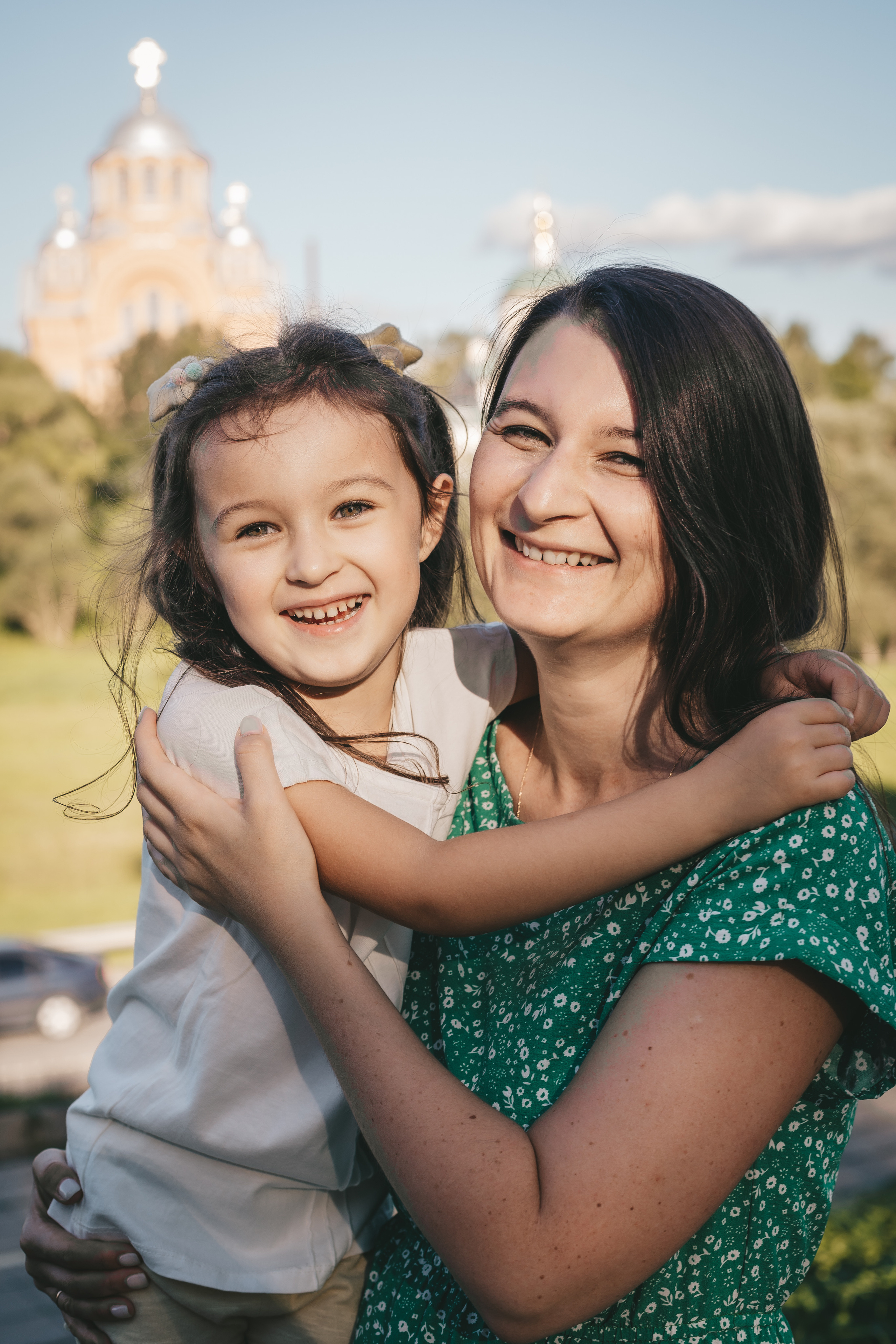 Рита с мамой Таней. Семейная фотосессия в Хотьково. Семейный и детский фотограф в Сергиев Посаде, Хотьково Якимчук Любовь