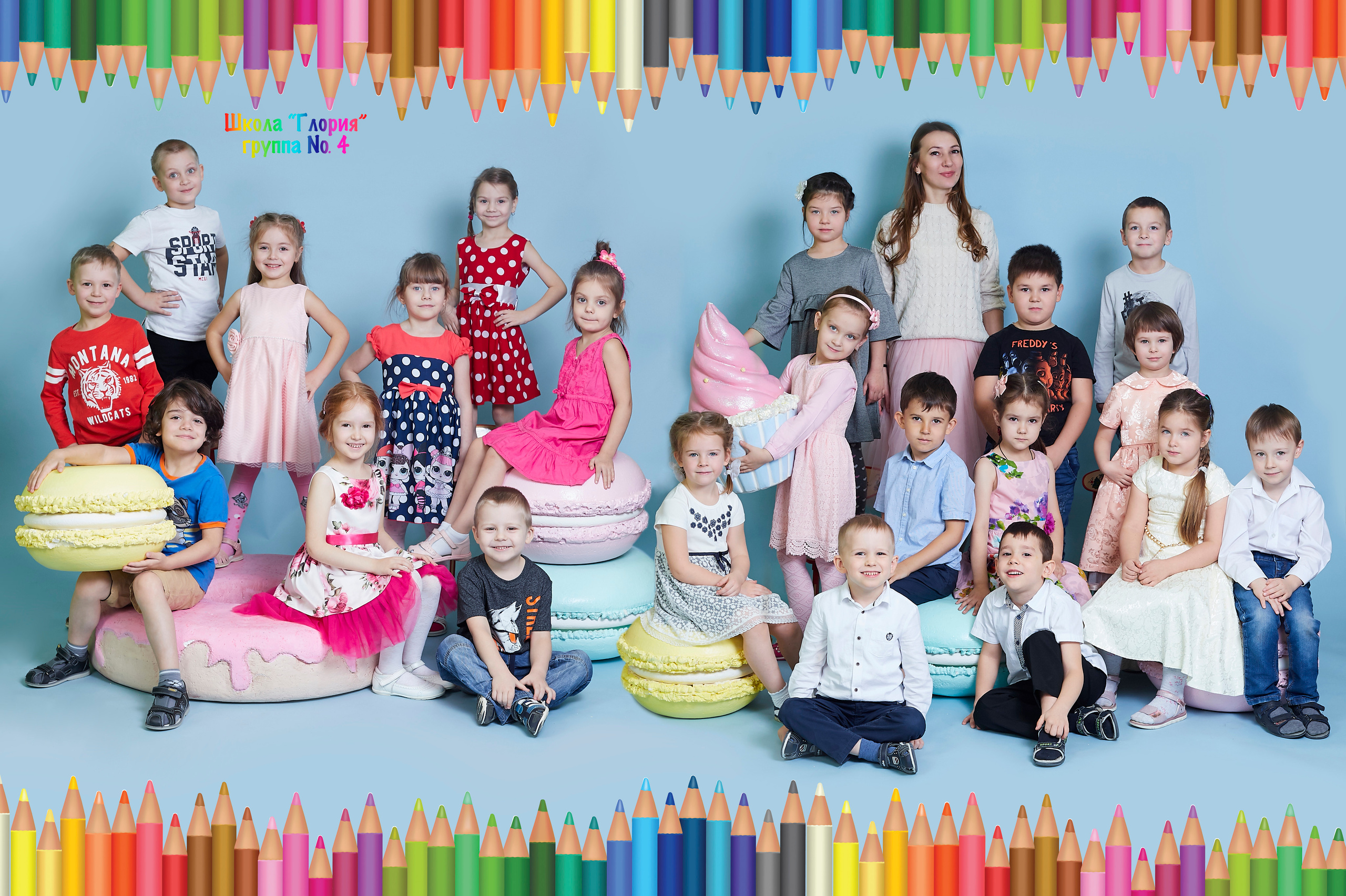 Пончики. Школьный фотограф в Москве Людмила Журавлева