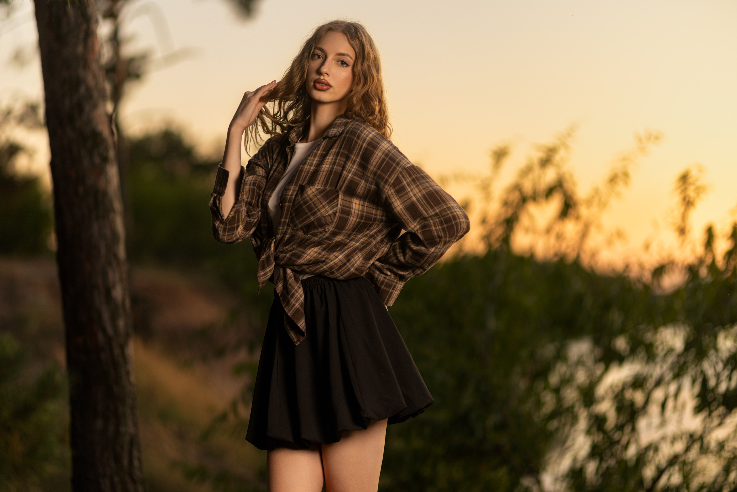 Вечерний фотосет с Ксенией на побережье с дополнительным светом для «себя». Дмитрий Шульгин, портретный фотограф в Воронеже