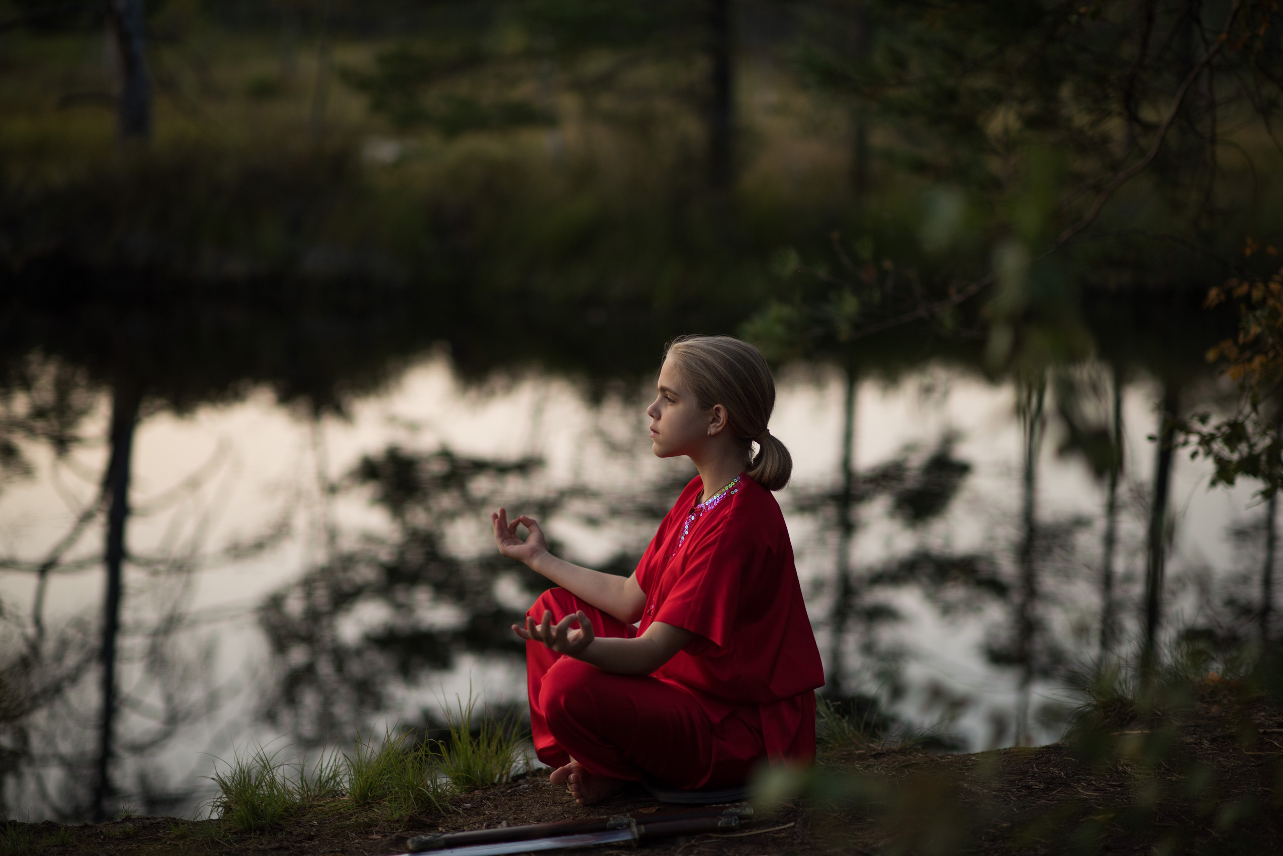 Лера. Фотосъемки на сапах, Москва. Сплавы на сапах