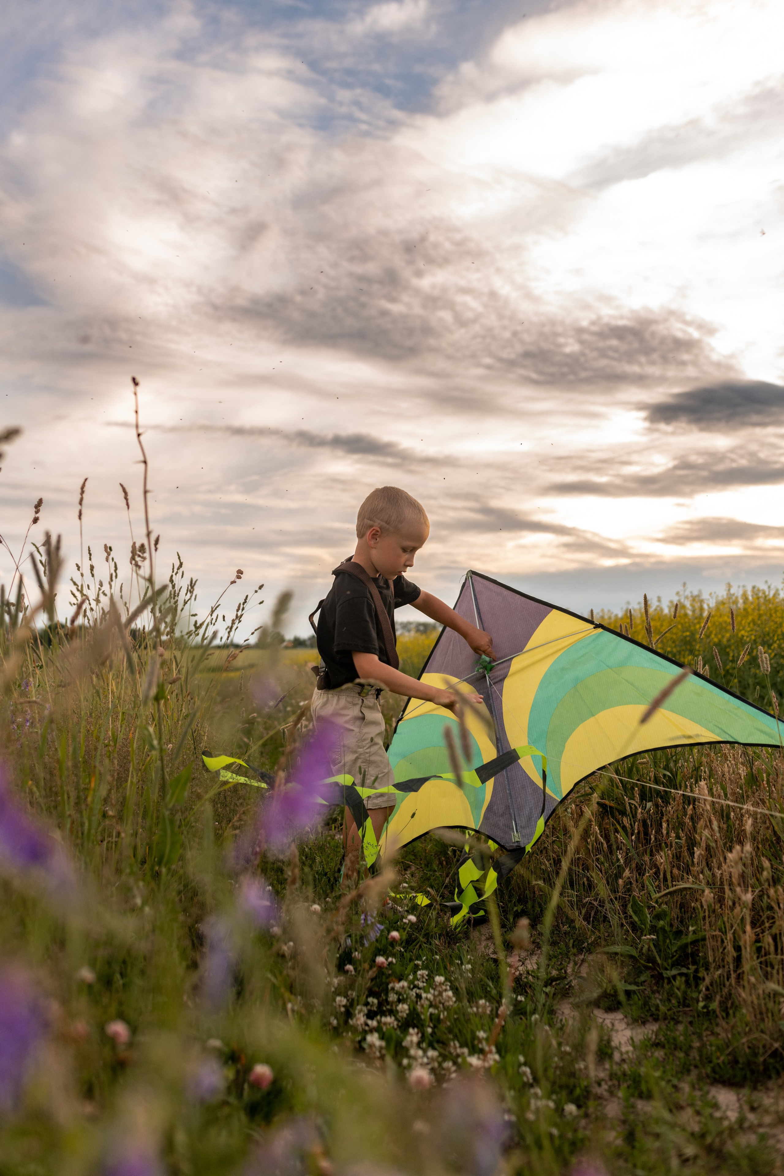 С воздушным змеем. Фотограф в Москве/Зарайске Шахова Марина