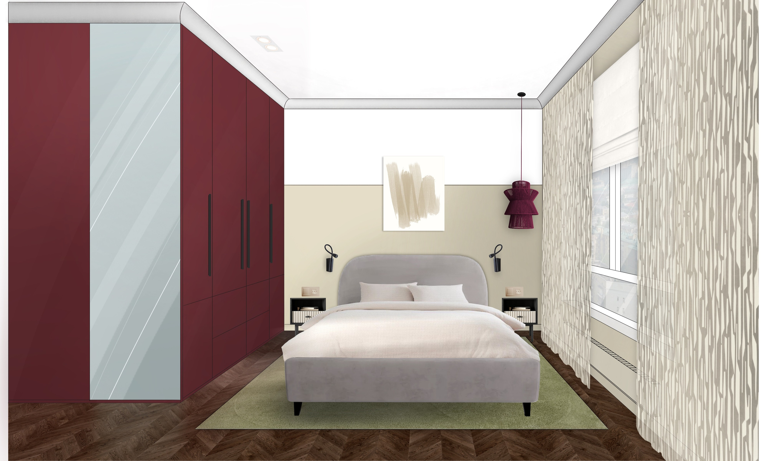 Квартира (дизайнер Елена Яушкина). Дизайн интерьеров по всему миру