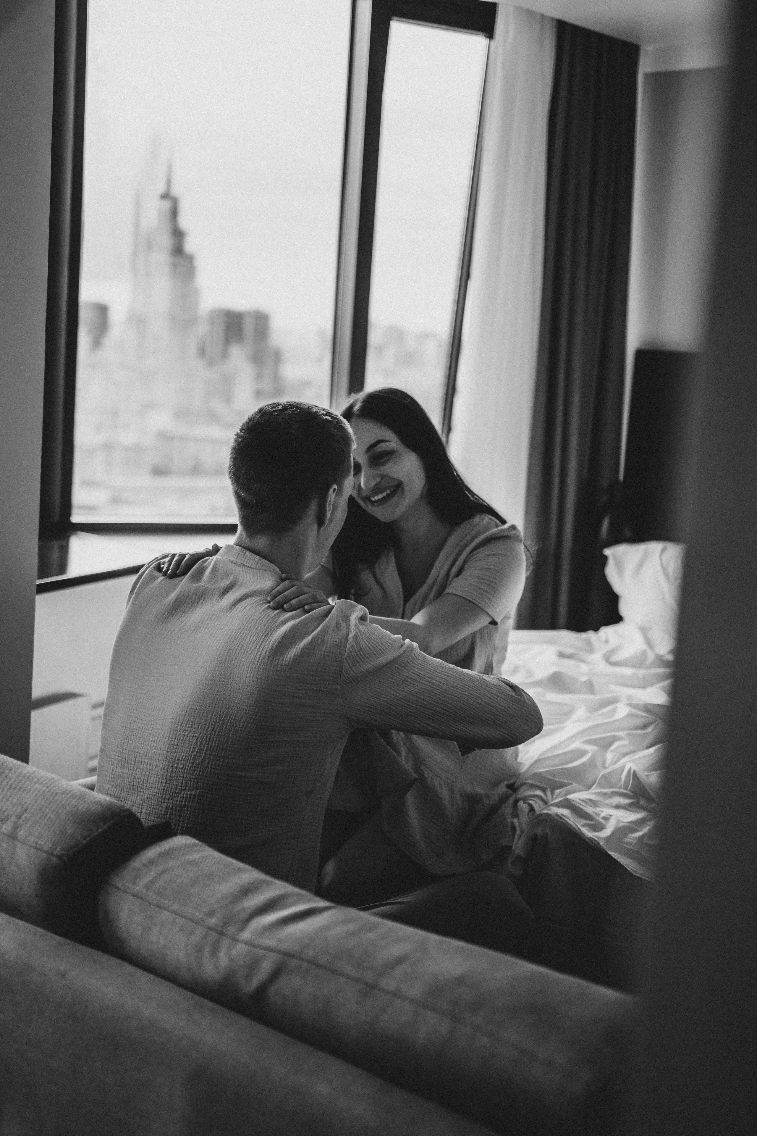 Номер на двоих. Гаврилова Настя семейный фотограф lifestyle в Москве